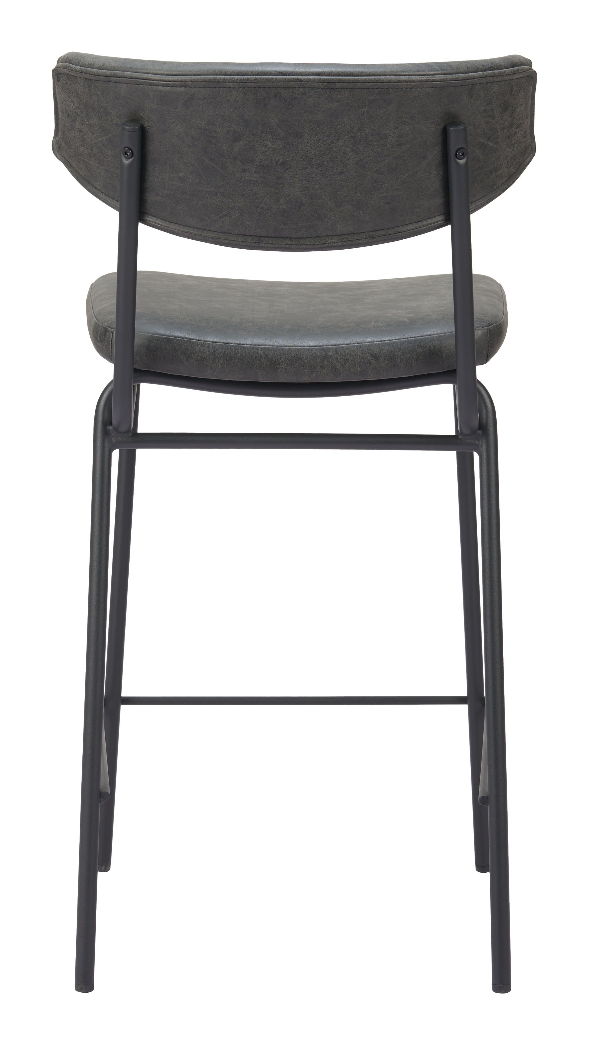 Charon Counter Stool (Set of 2) Vintage Black - 4