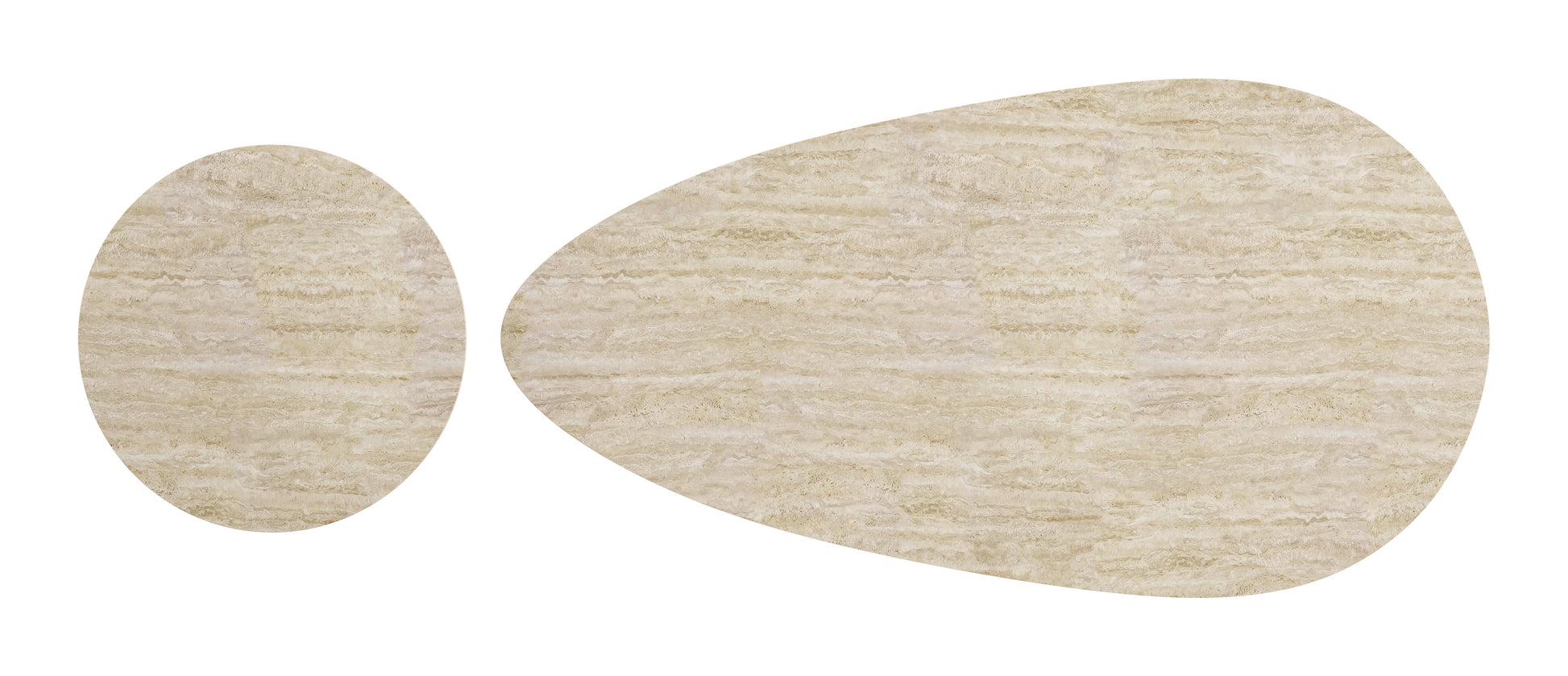 Reyes Coffee Table Set (2-Piece) Natural & Black - 5