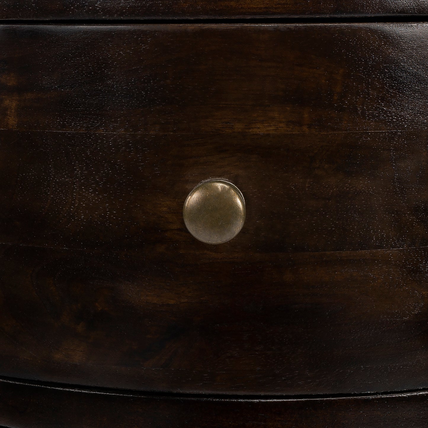 Liam Wood End Table with Storage in Dark Brown 1176117