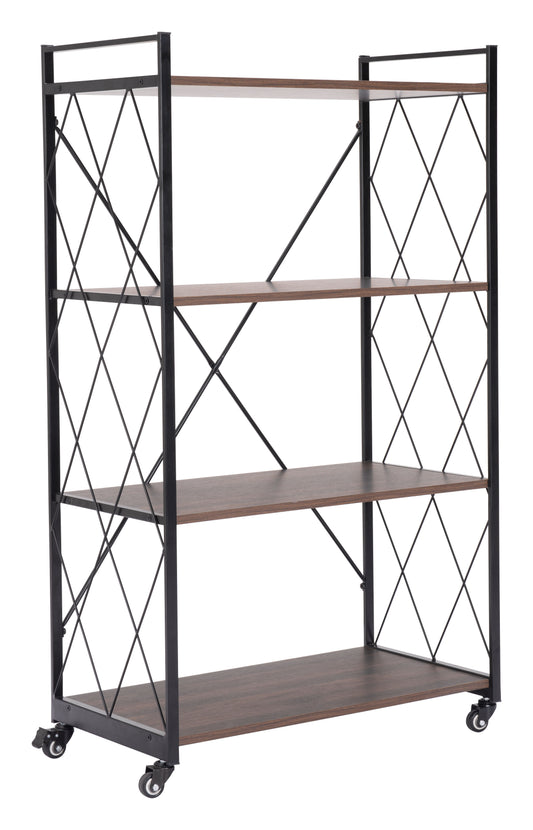 Romania Shelf Walnut & Black