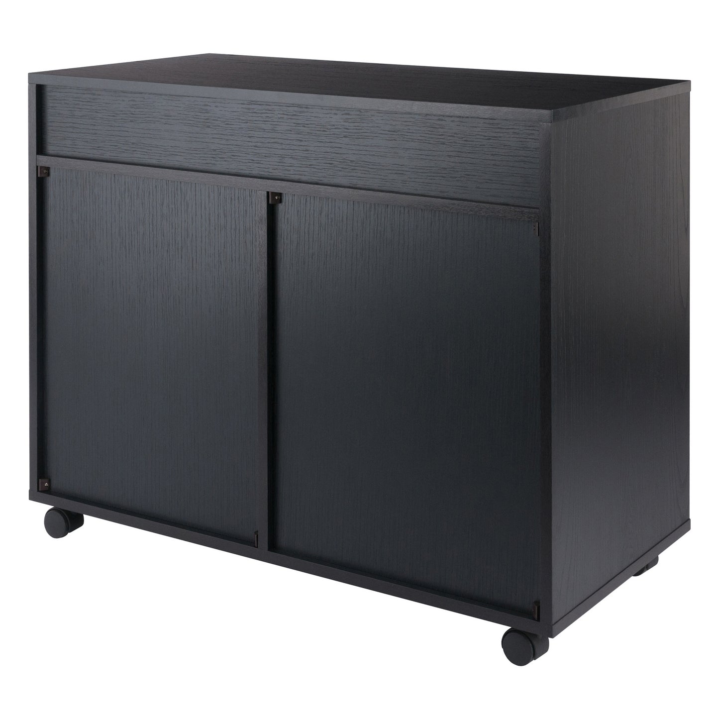 Halifax 5-Drawer Multi-Storage Mobile Cabinet, Black