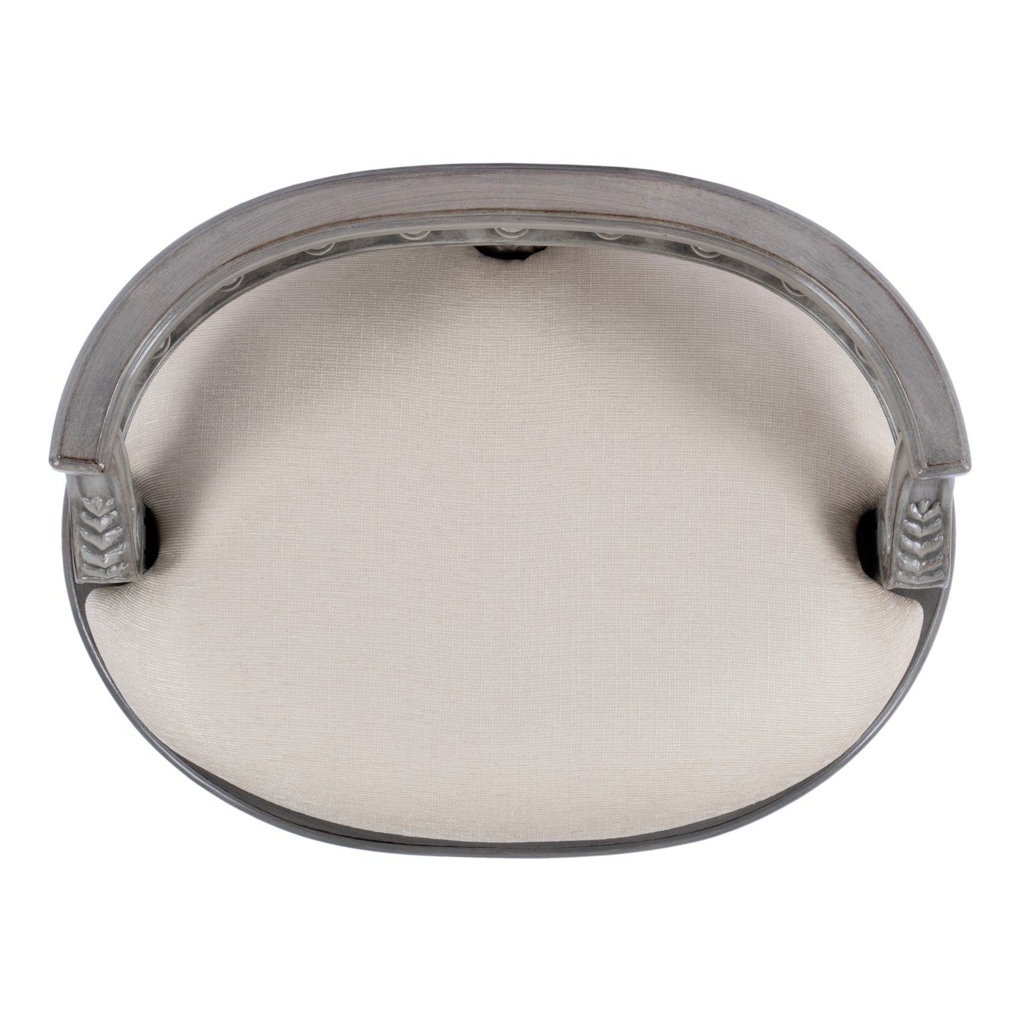 Hathaway Upholstered 22.5"W Vanity Seat in Gray 1218418