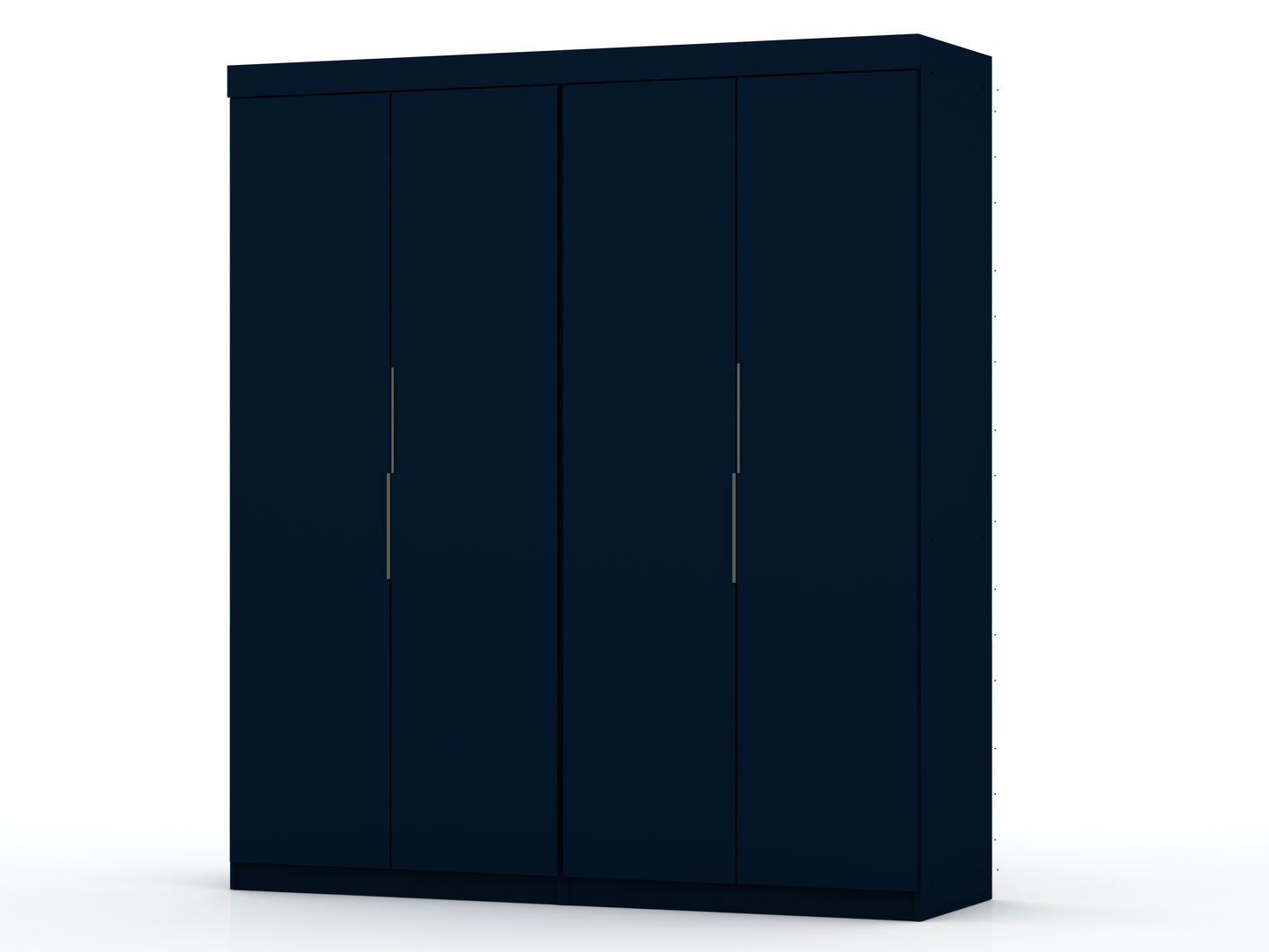 Mulberry Contemporary Modern 9-Piece Wardrobe Closet in Midnight Blue 121GMC4