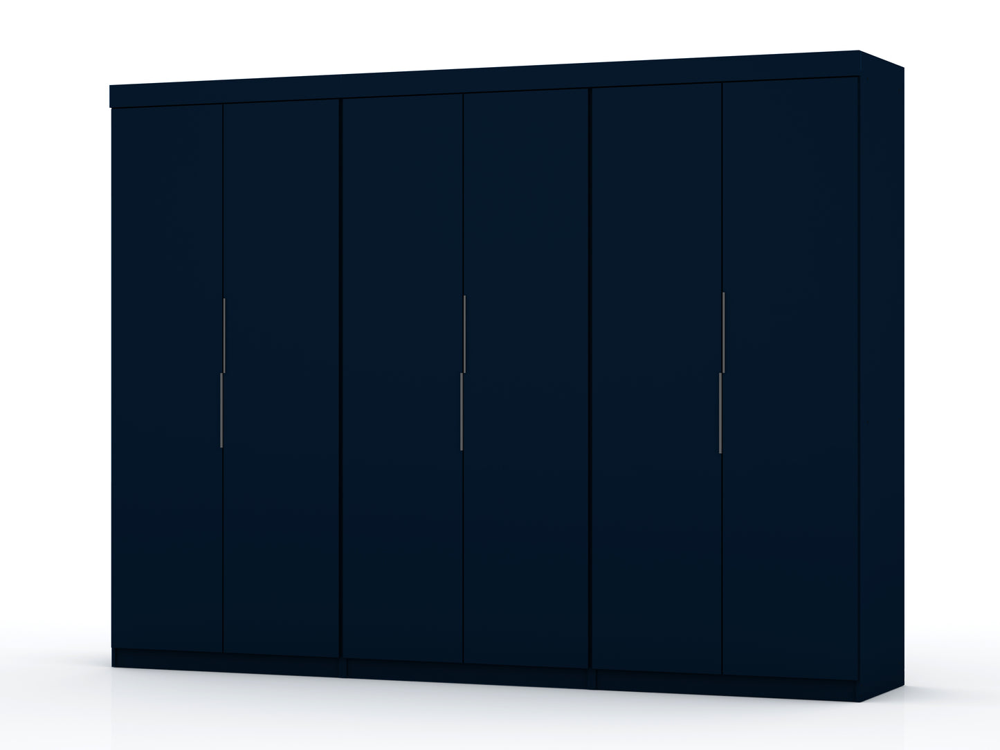 Mulberry Contemporary Modern 13-Piece Wardrobe Closet in Midnight Blue 124GMC4