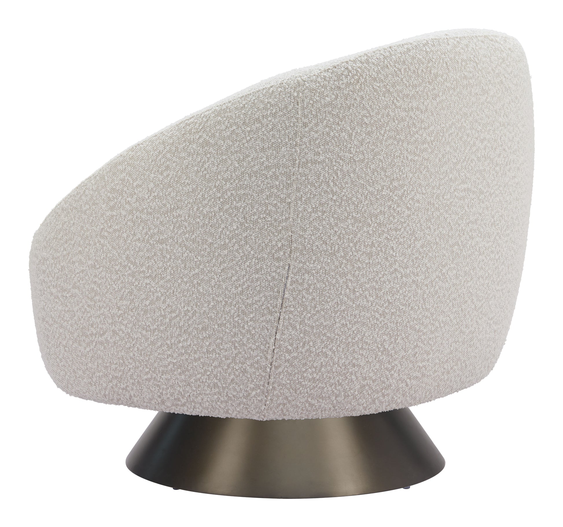 Modan Swivel Chair Misty Gray - 5