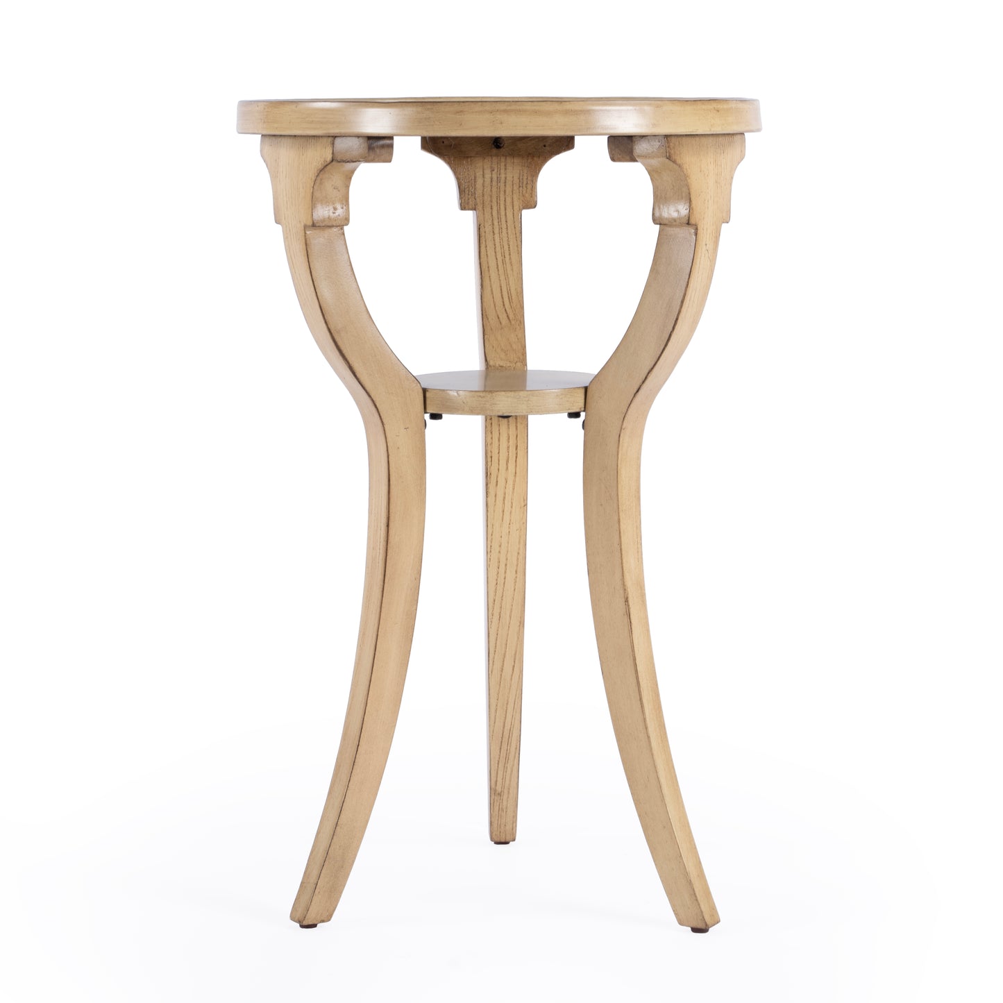 Dalton Round 15.75"W Side Table in Beige 1328424