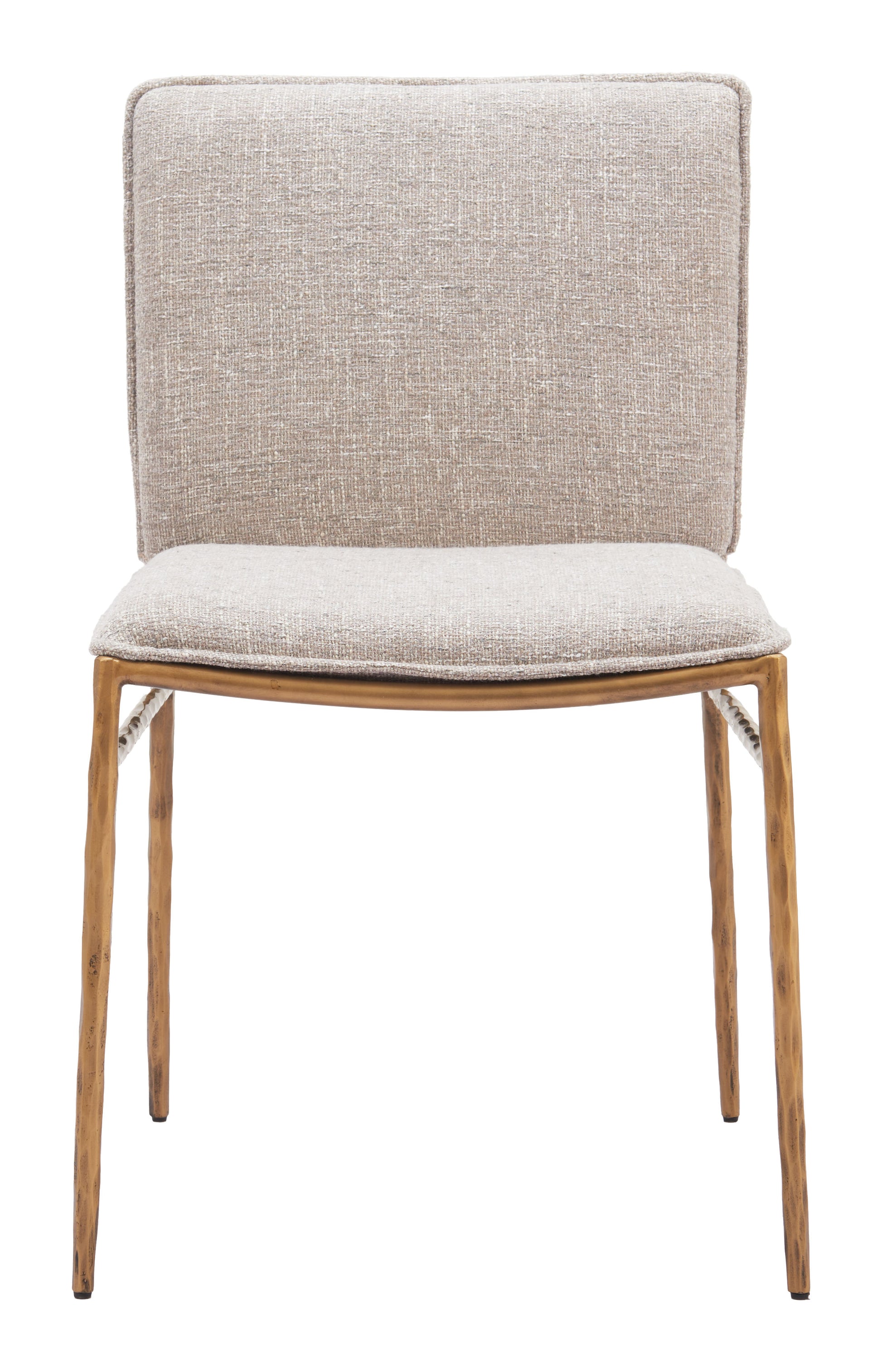 Nordvest Dining Chair Beige & Gold - 3