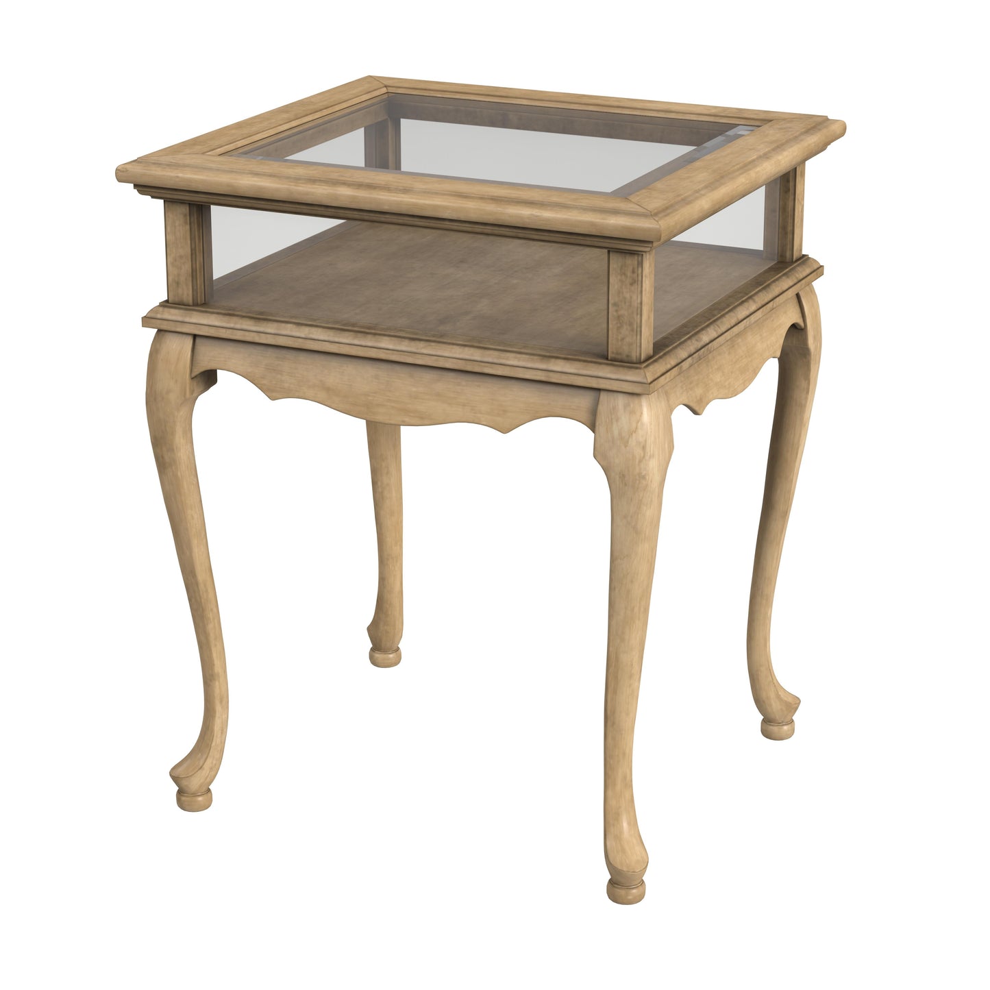 Burton Curio Table in Beige 1484424