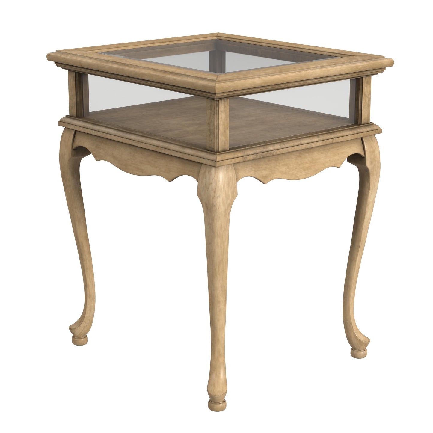 Burton Curio Table in Beige 1484424