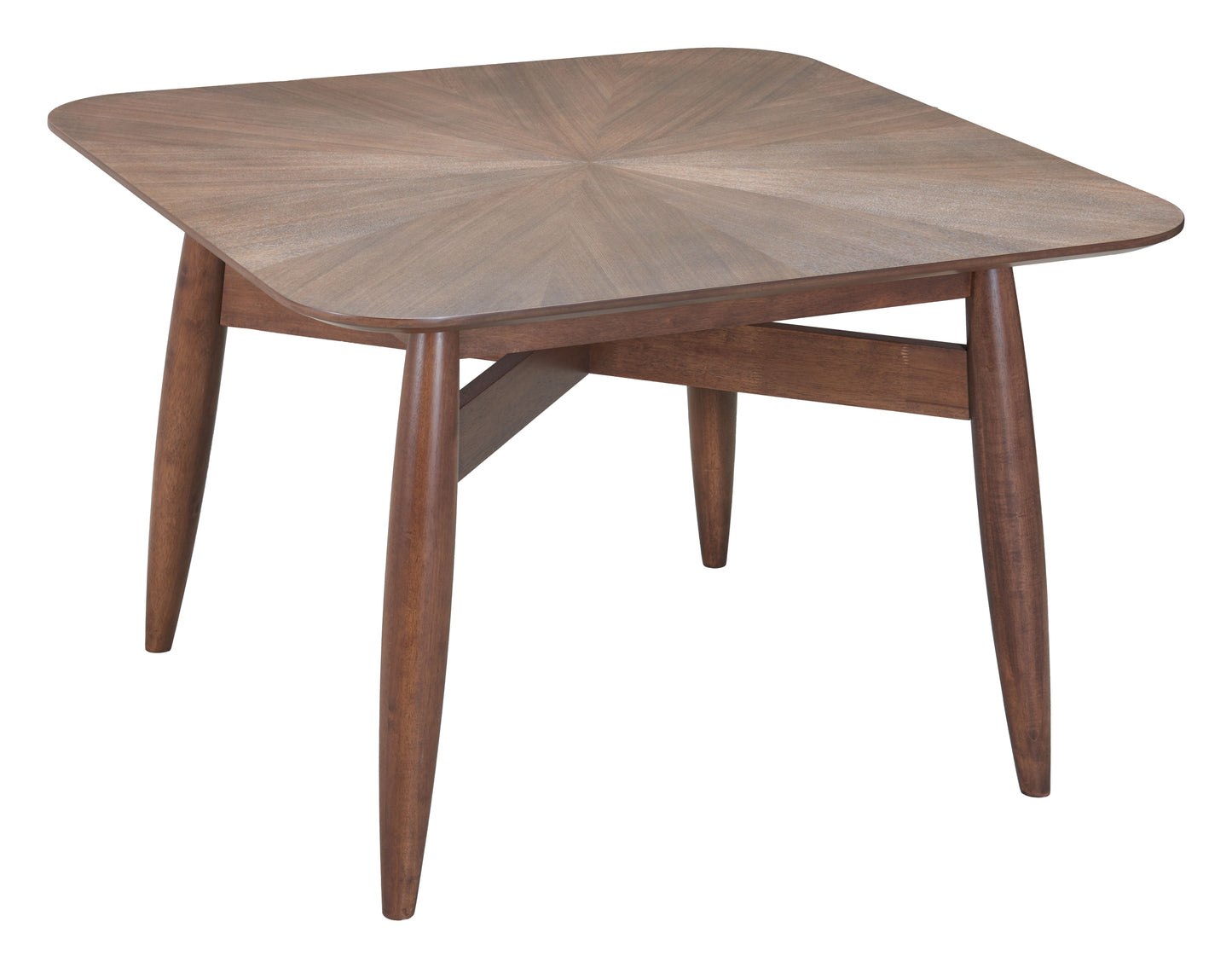 Silea Square Dining Table Espresso - 4
