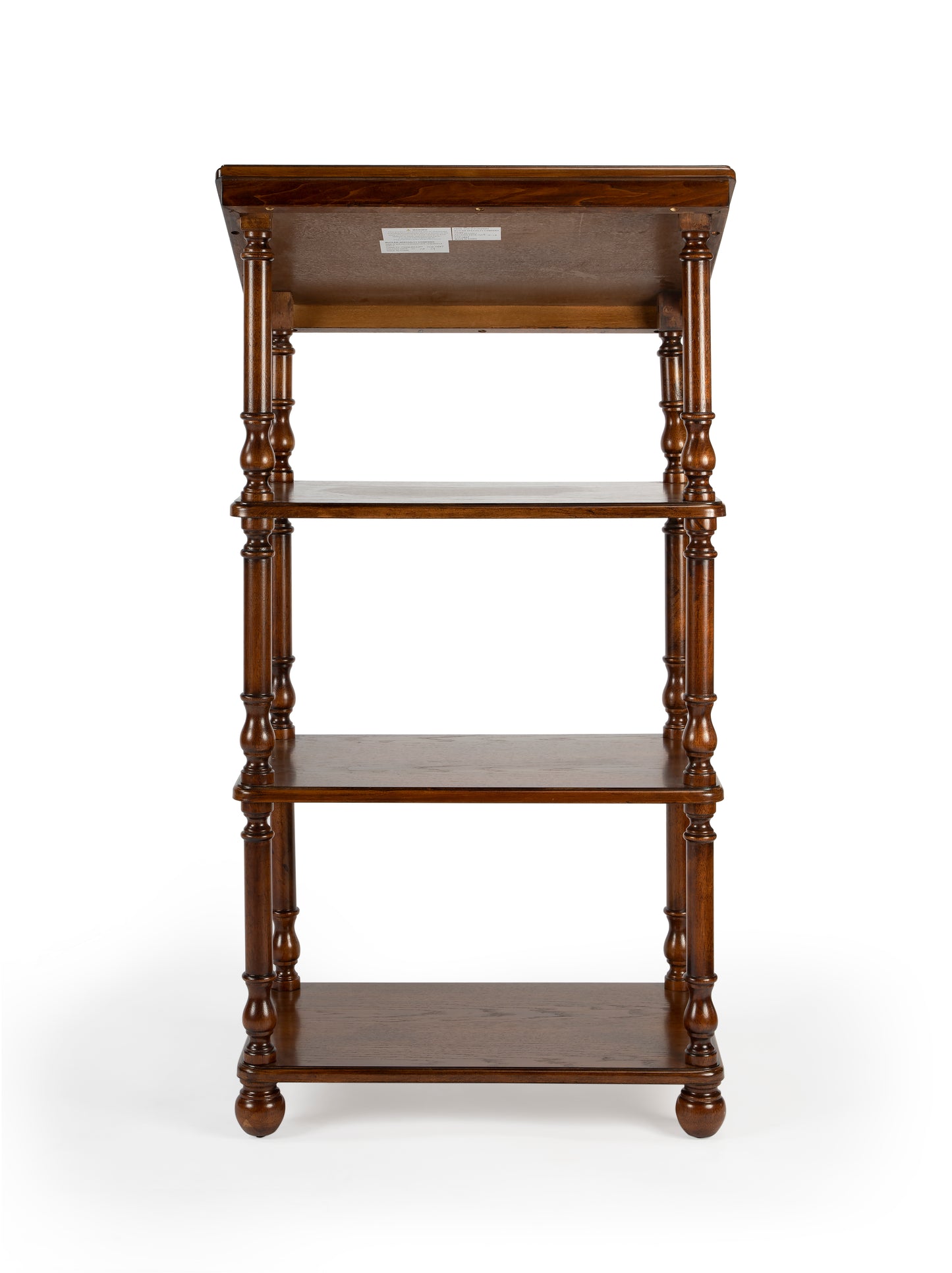 Butler Specialty Company Alden 24 in. W x 46 in. H 3-Tier Library Stand/Podium, Medium Brown