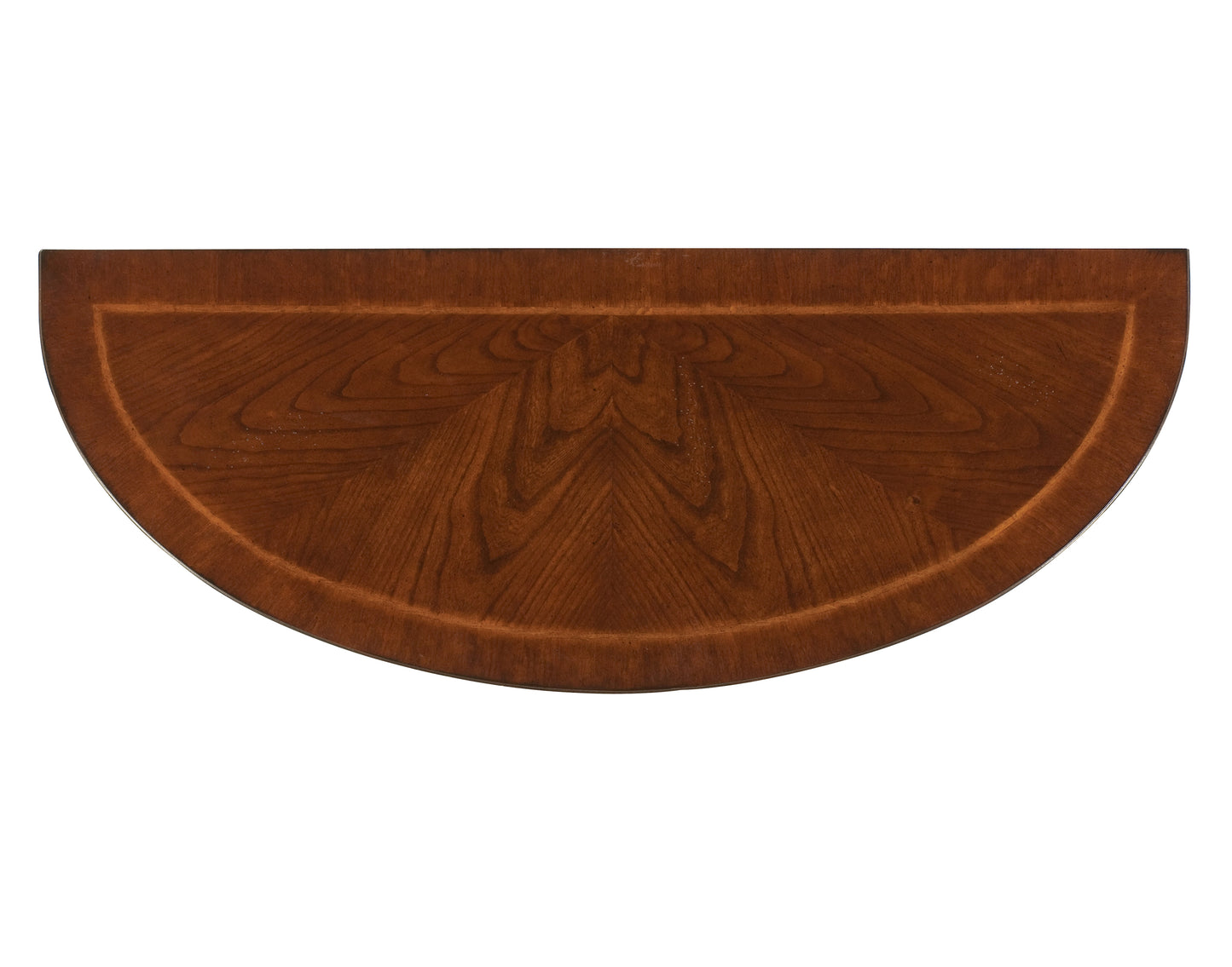 Hampton 36" Demilune Console Table in Dark Brown  1533024