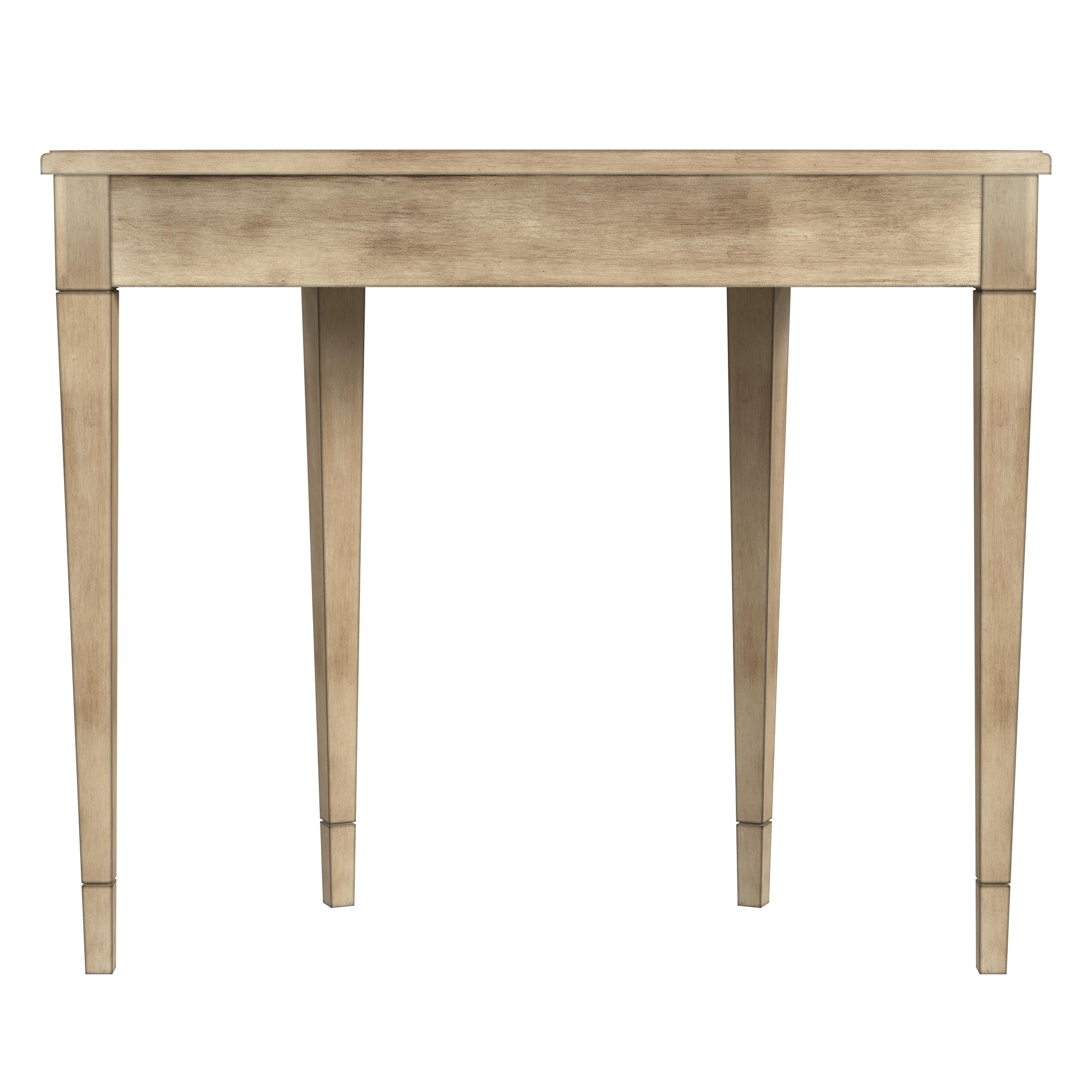 Butler Specialty Company Hampton 36 in. W Demilune Wood 1 Drawer Console Table, Beige