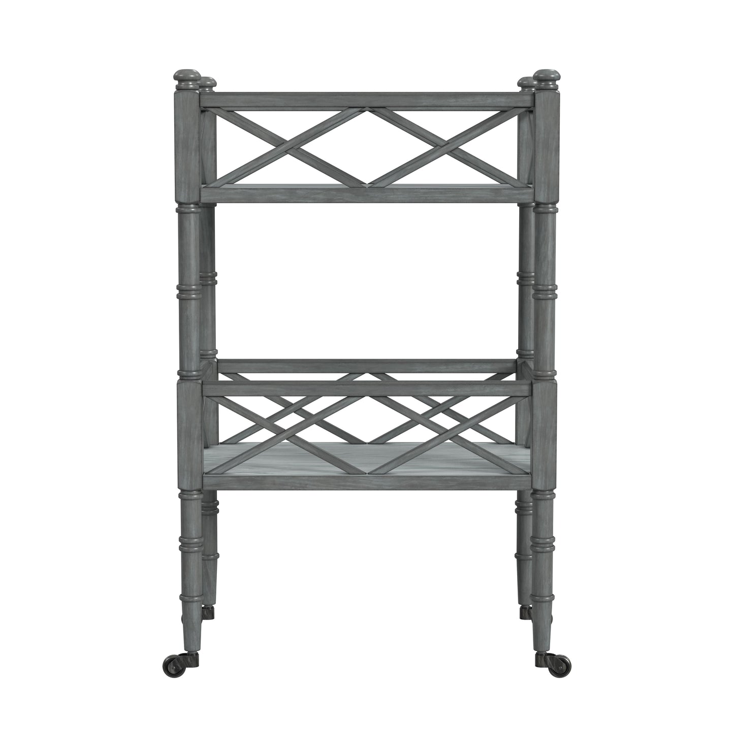 Foster 2 Tier Bar Cart in Gray 1565418