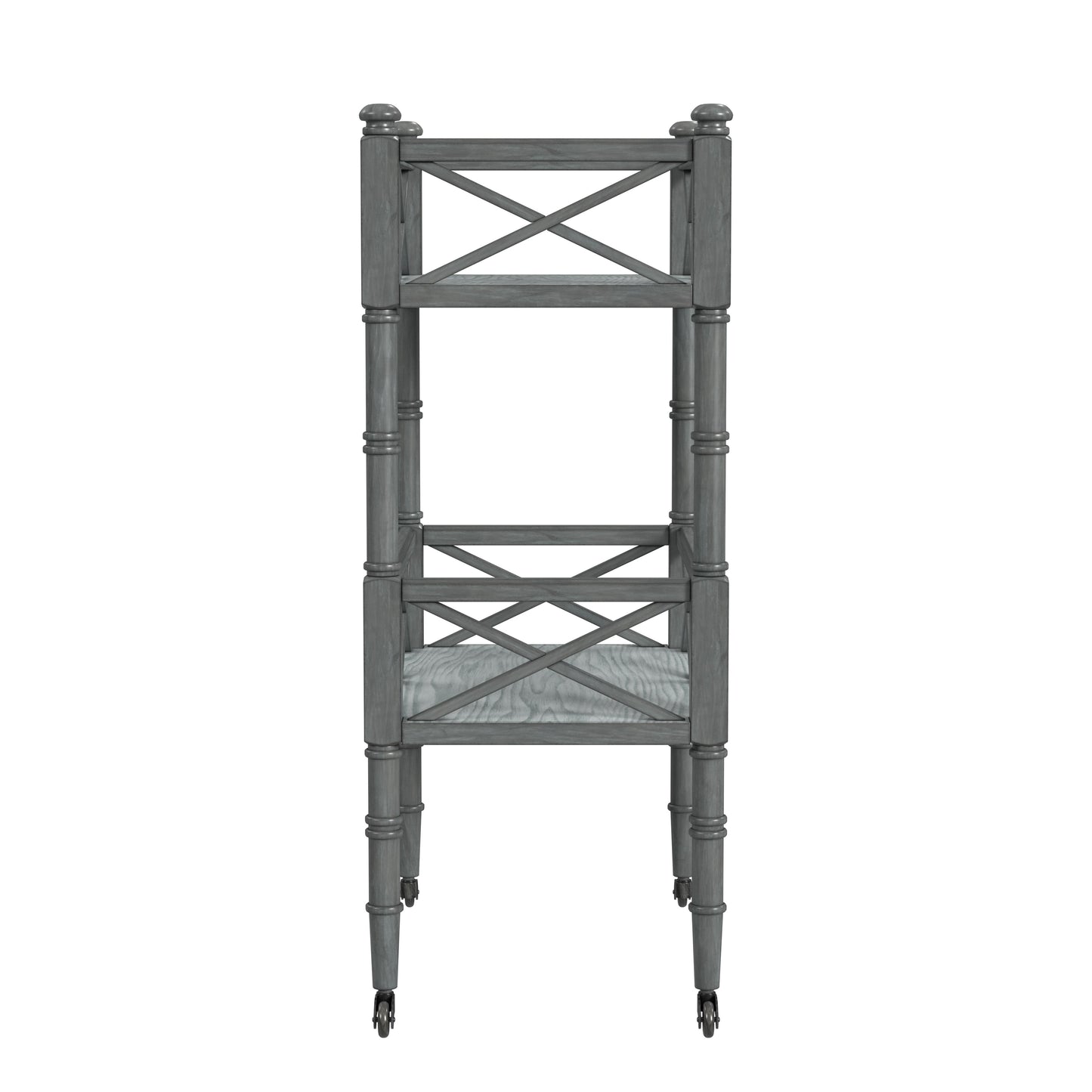 Foster 2 Tier Bar Cart in Gray 1565418