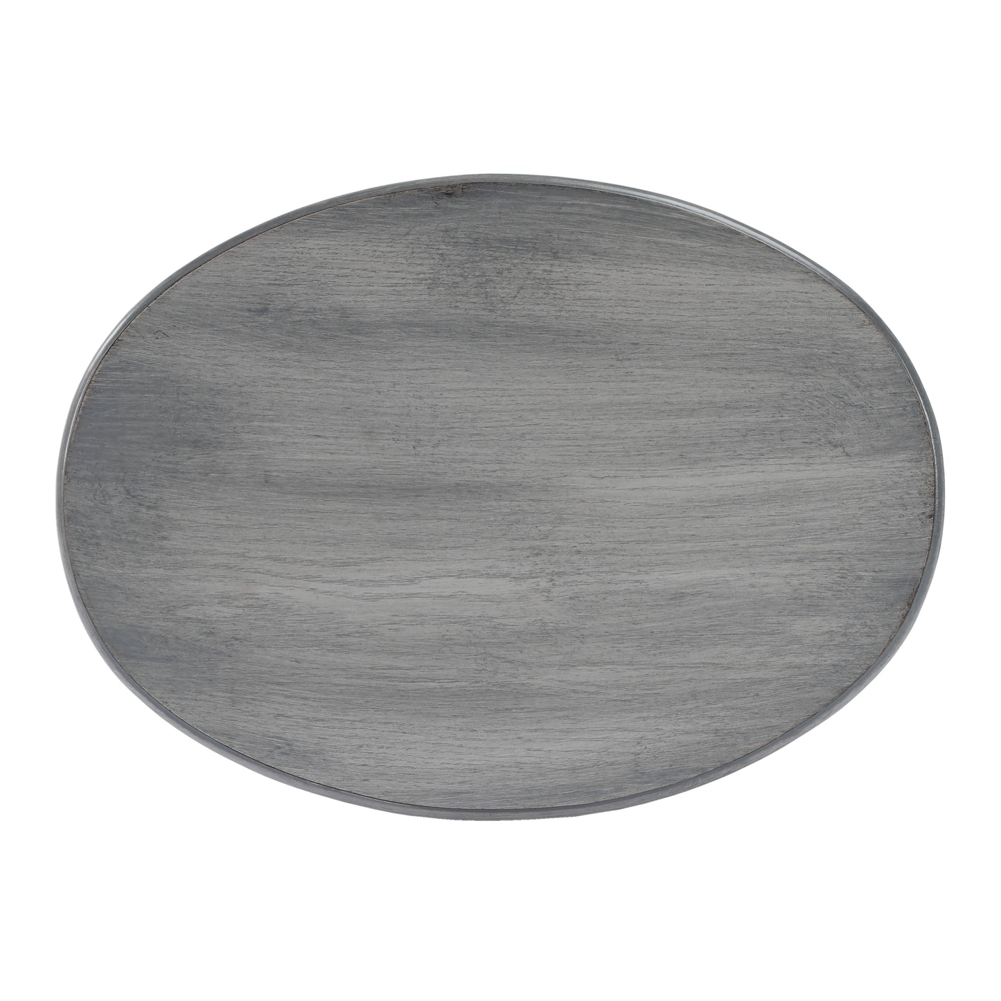 Whitley Oval Side Table in Gray 1589418
