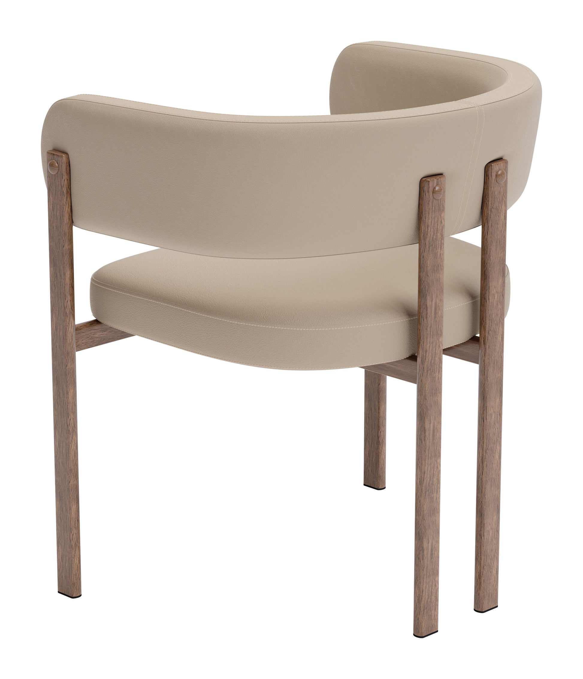 Ruge Dining Chair (Set of 2) Beige - 8