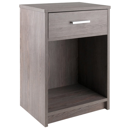 Rennick Accent Table, Nightstand, Ash Gray