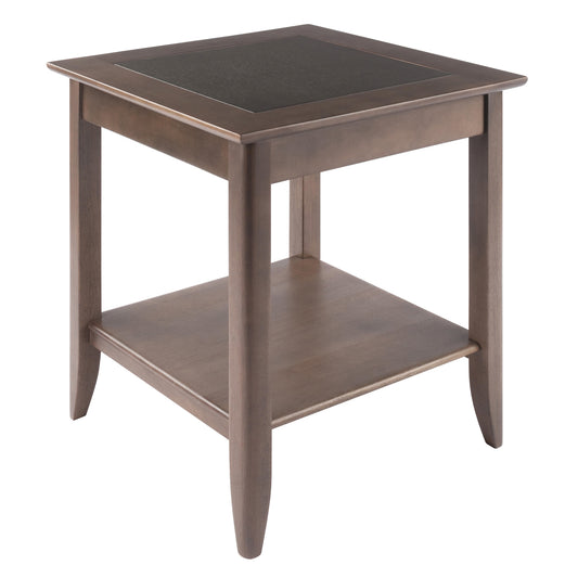 Santino Accent Table, Oyster Gray