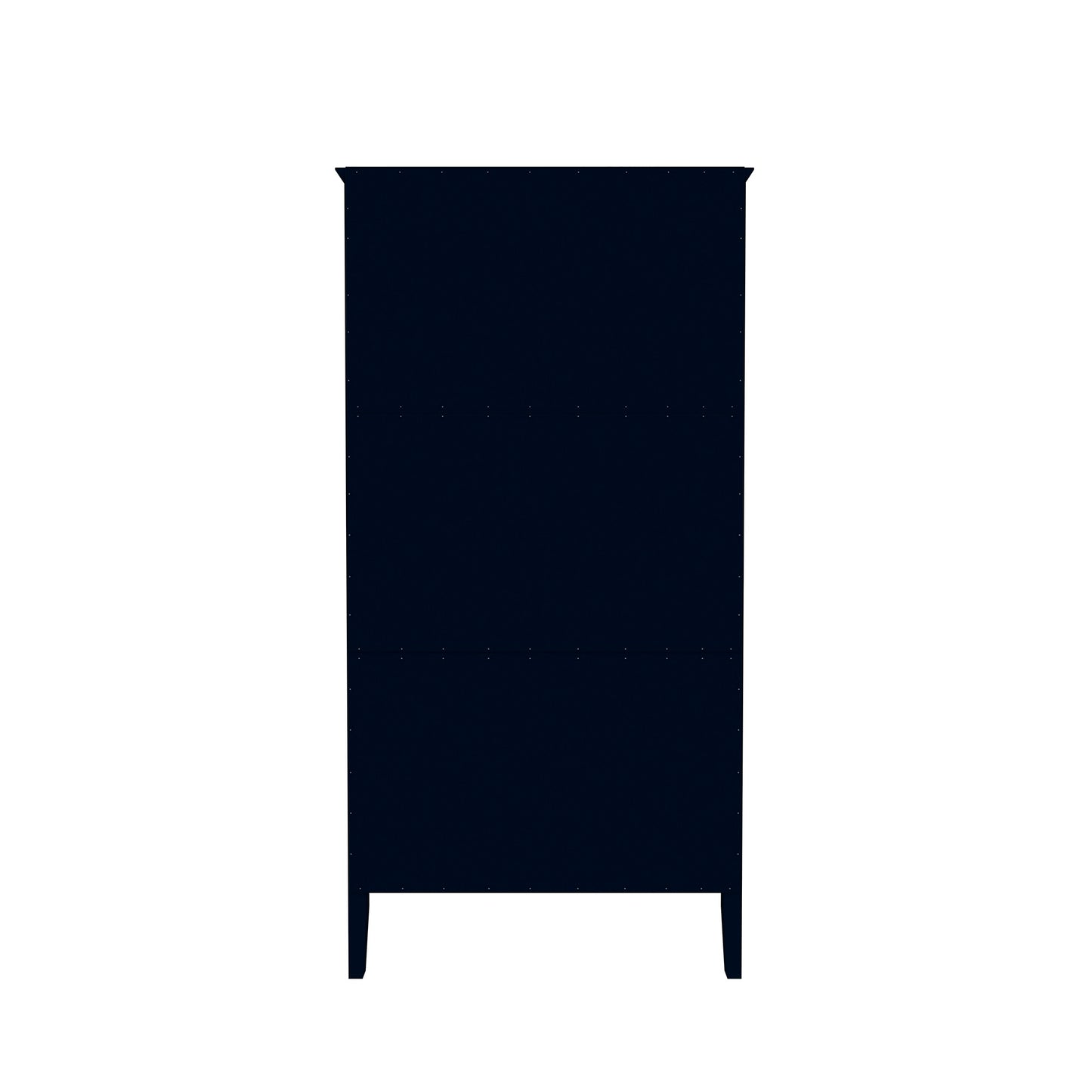 Manhattan Comfort Crown Full Wardrobe with Hanging and 2 Drawers in Tatiana Midnight Blue 167GMC4