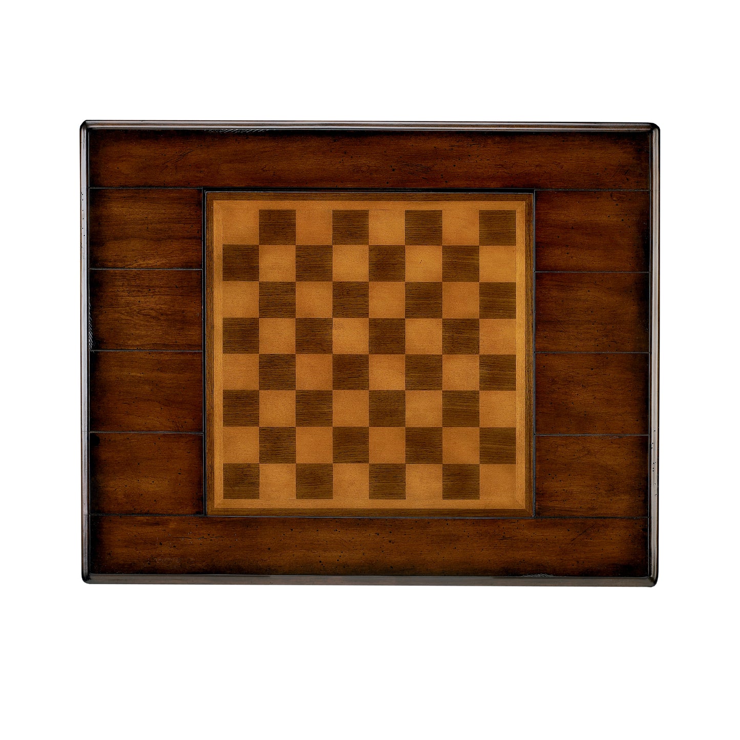 Butler Specialty Company Bannockburn 29 in. W Square Wood 1 Drawer Game Table with Reversible Top, Dark Brown