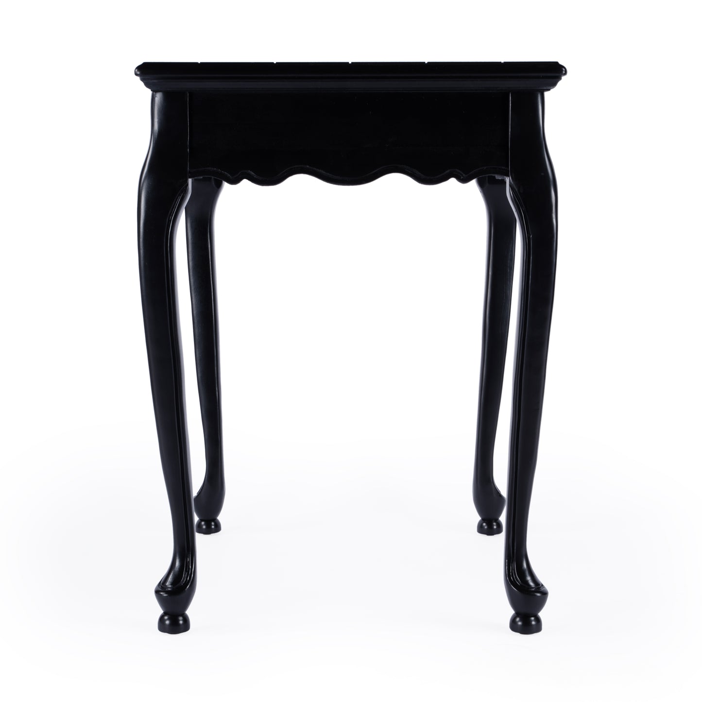Butler Specialty Company Bannockburn 29 in. W Square Wood 1 Drawer Game Table with Reversible Top, Black