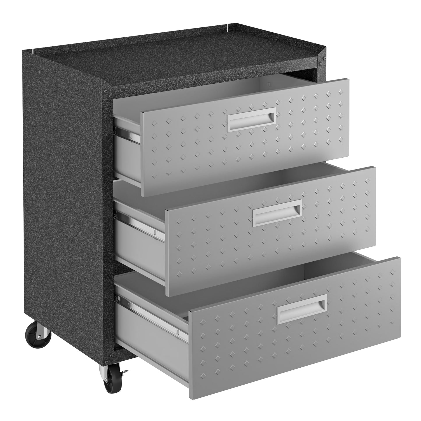 Fortress Modern 3-Piece Garage Set in Dark Gray 16GMC