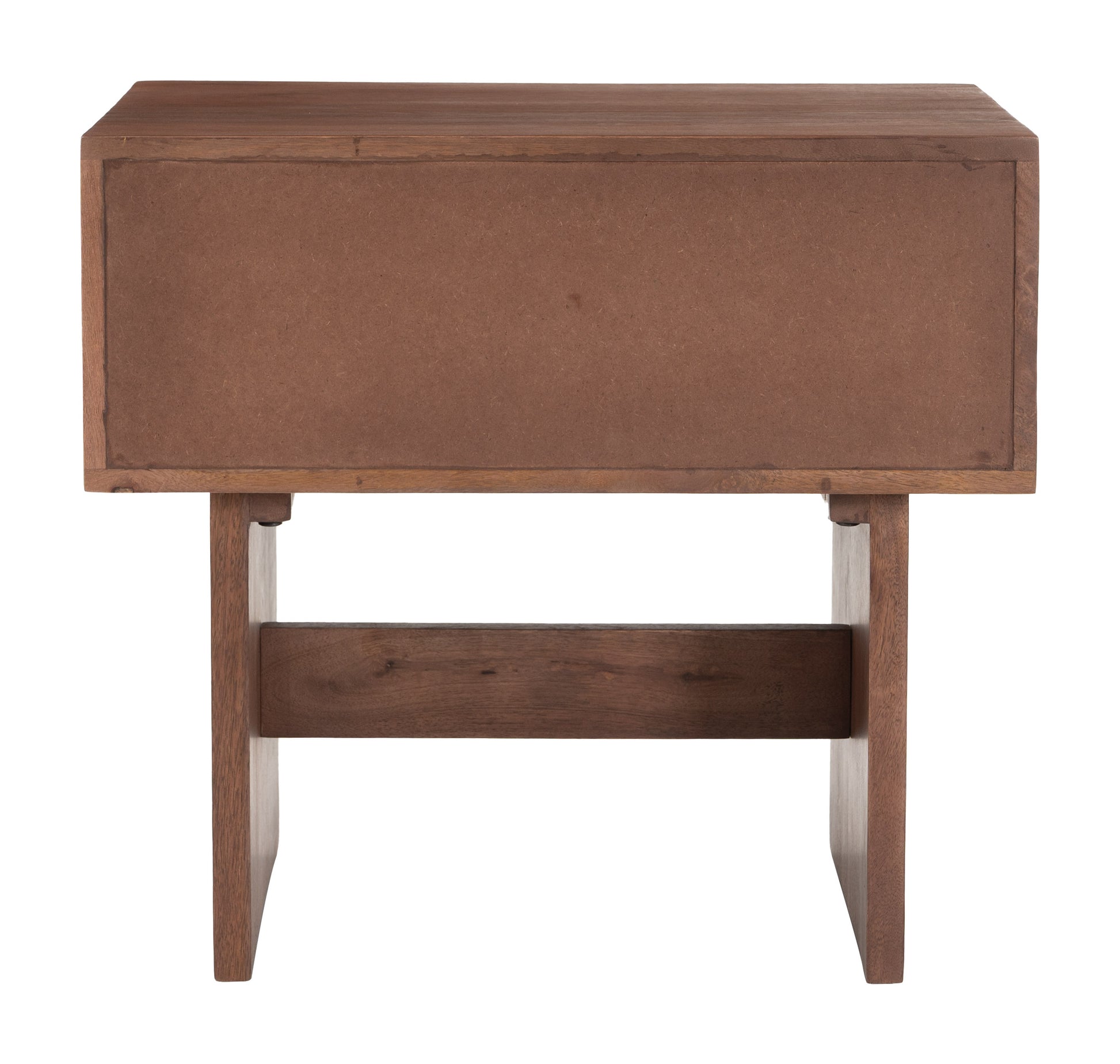 Amaria Nightstand Natural & Walnut - 4