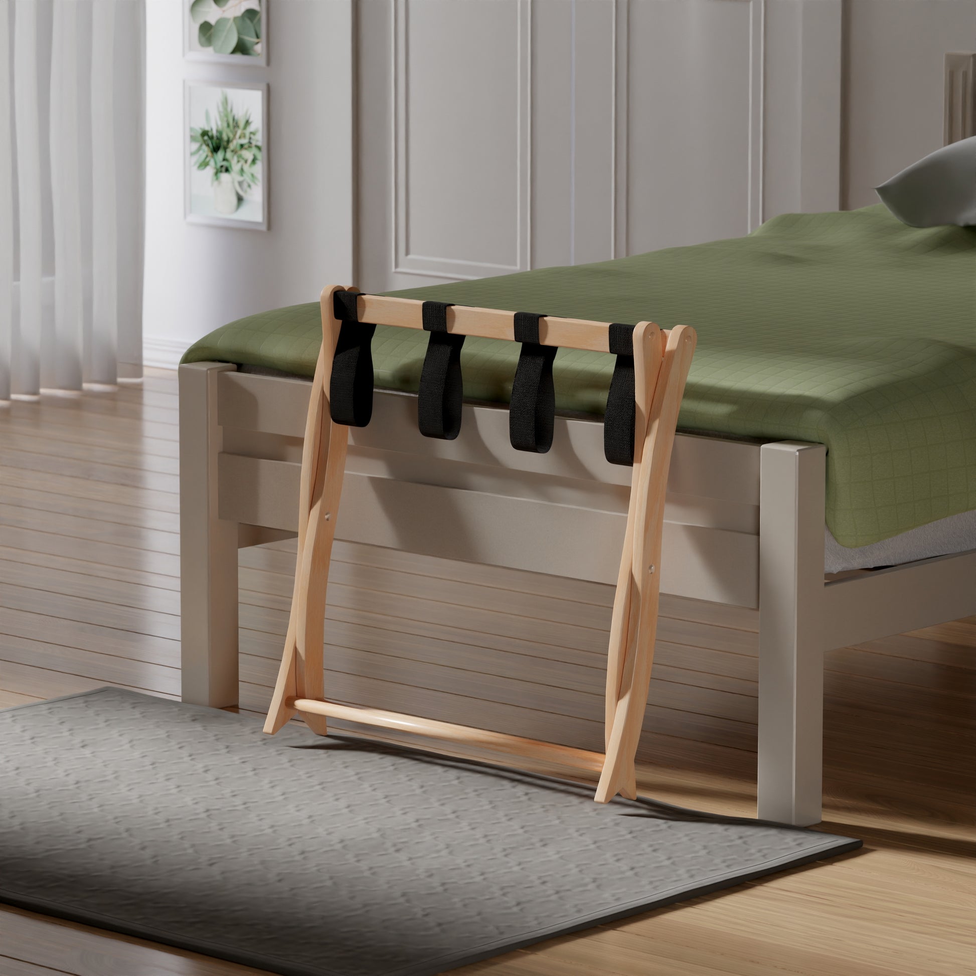 Scarlett Luggage Rack, Natural