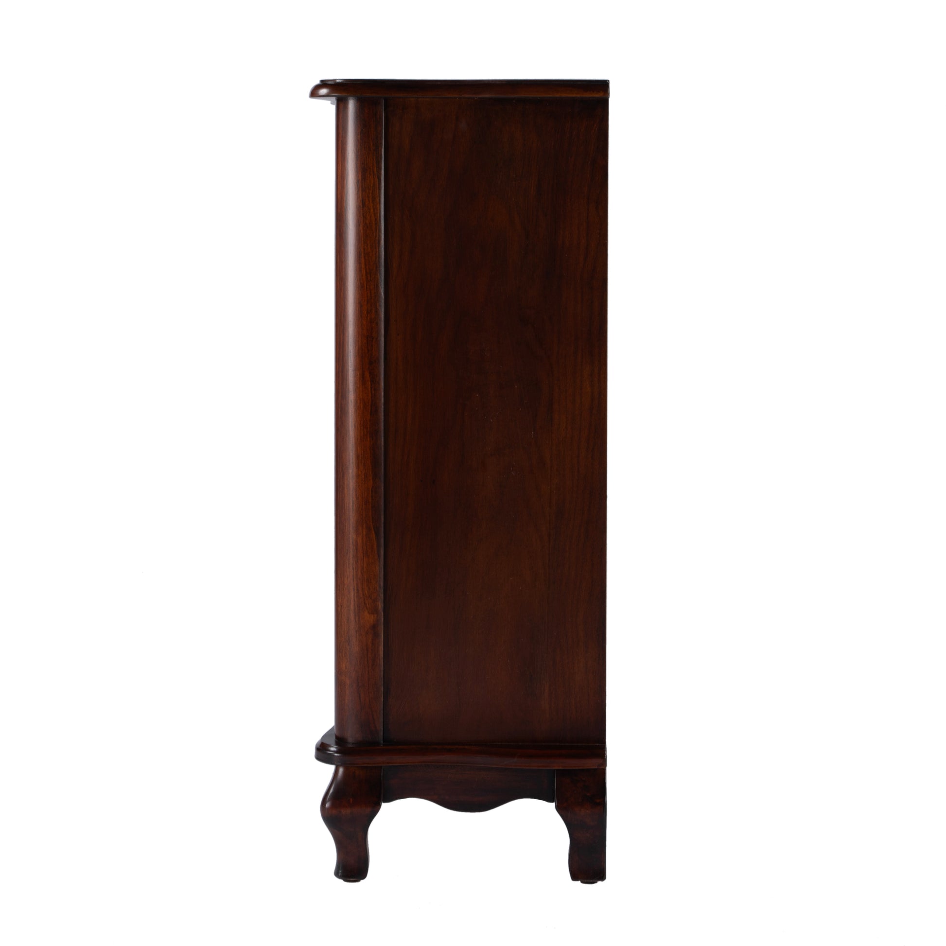 Butler Specialty Company Leyden 36 in. W Rectangular Wood 2 Door European Accent Cabinet with 1 Fixed Interior Shelf, Dark Brown
