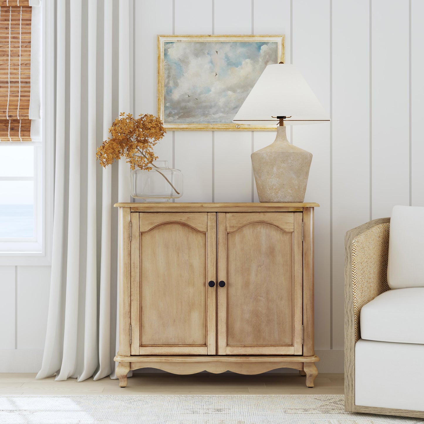 Leyden European Accent Cabinet in Beige 1737424