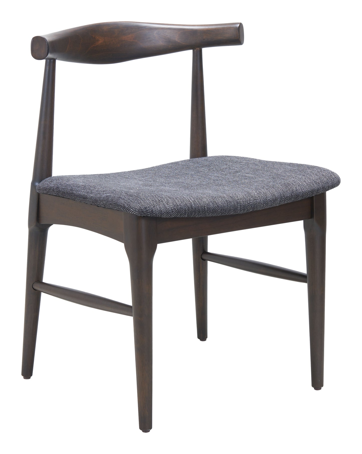 Tuzka Dining Chair (Set of 2) Gray & Espresso - 6