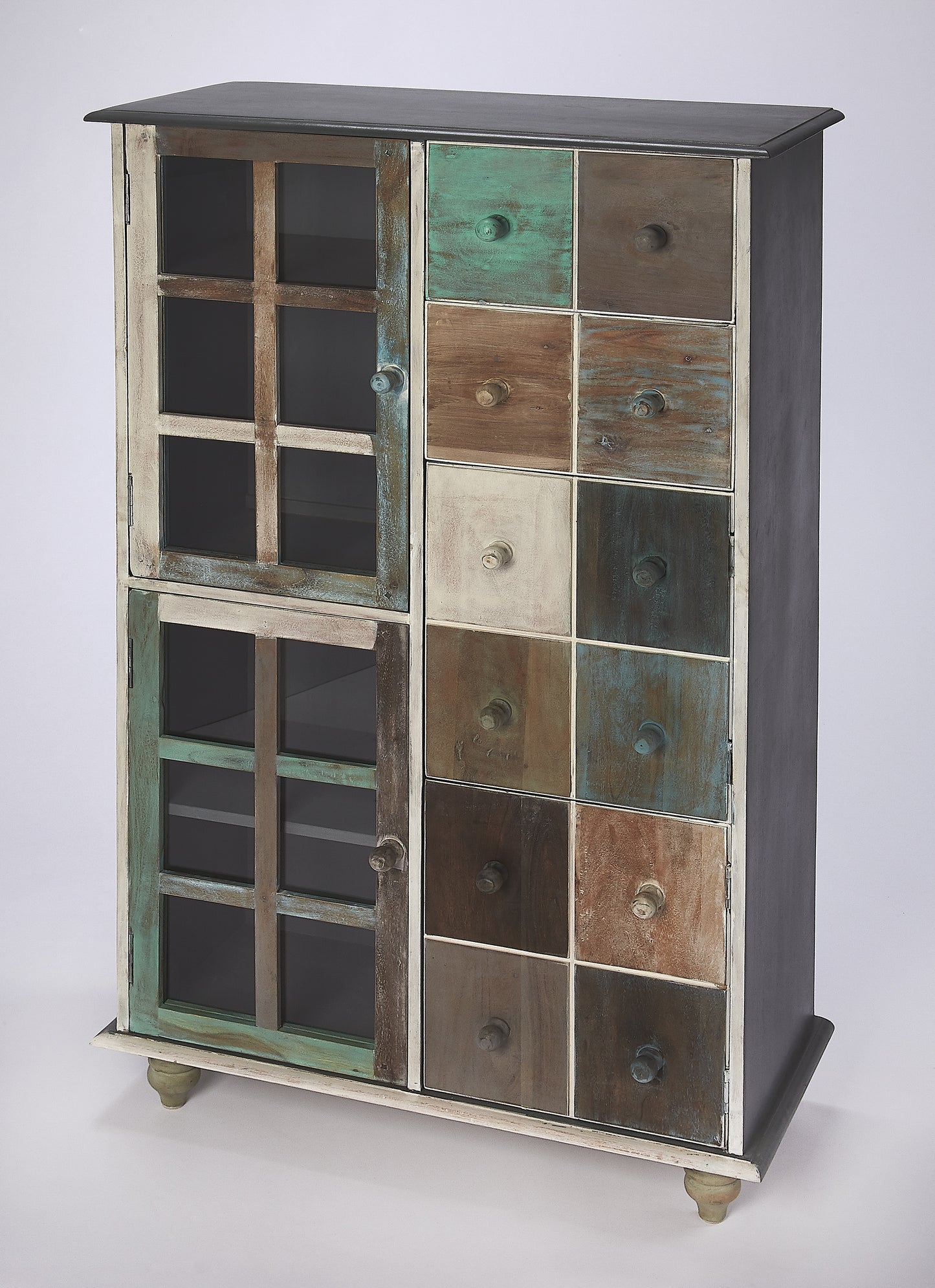 Butler Specialty Company Boise 31.5 in. W Rectangular Wood Painted 2 Drawer 4 Door Accent Chest, Assorted