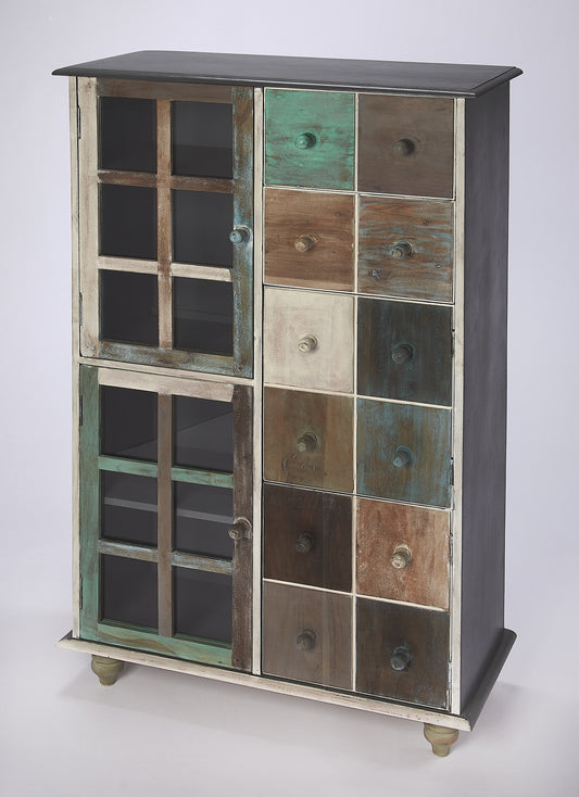 Butler Specialty Company Boise 31.5 in. W Rectangular Wood Painted 2 Drawer 4 Door Accent Chest, Assorted