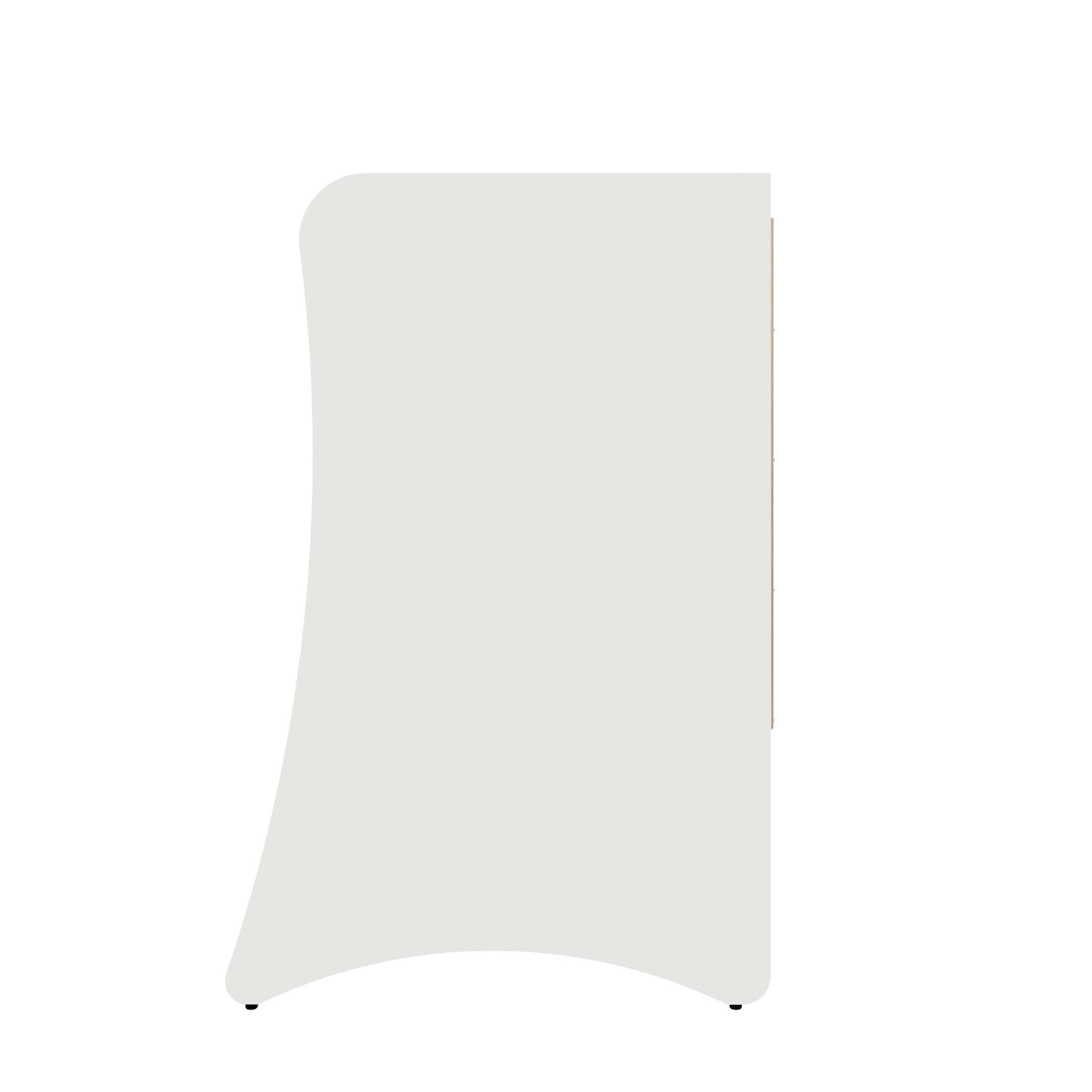 Manhattan Comfort Coney Mid-Century Modern 3-Drawer Dresser in White 182GMC1