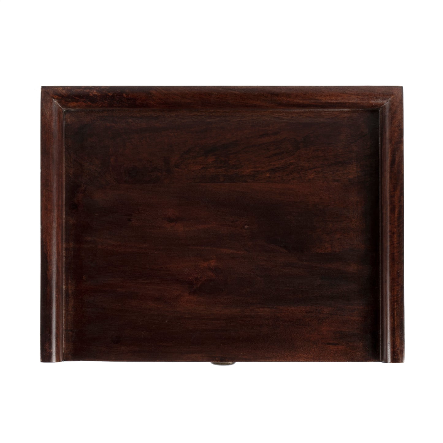 Gabriel Solid Wood Side Table in Dark Brown 1840290