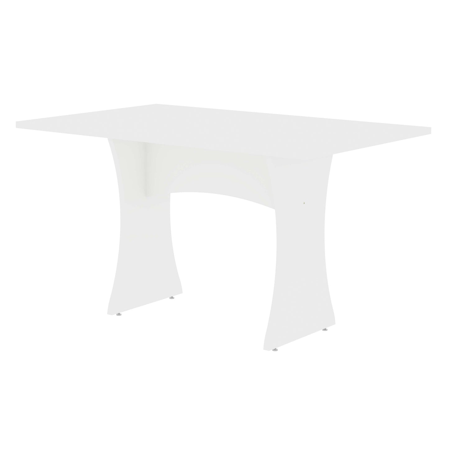 Coney Mid-Century Modern 3-Piece Dining Set in White 186GMC1