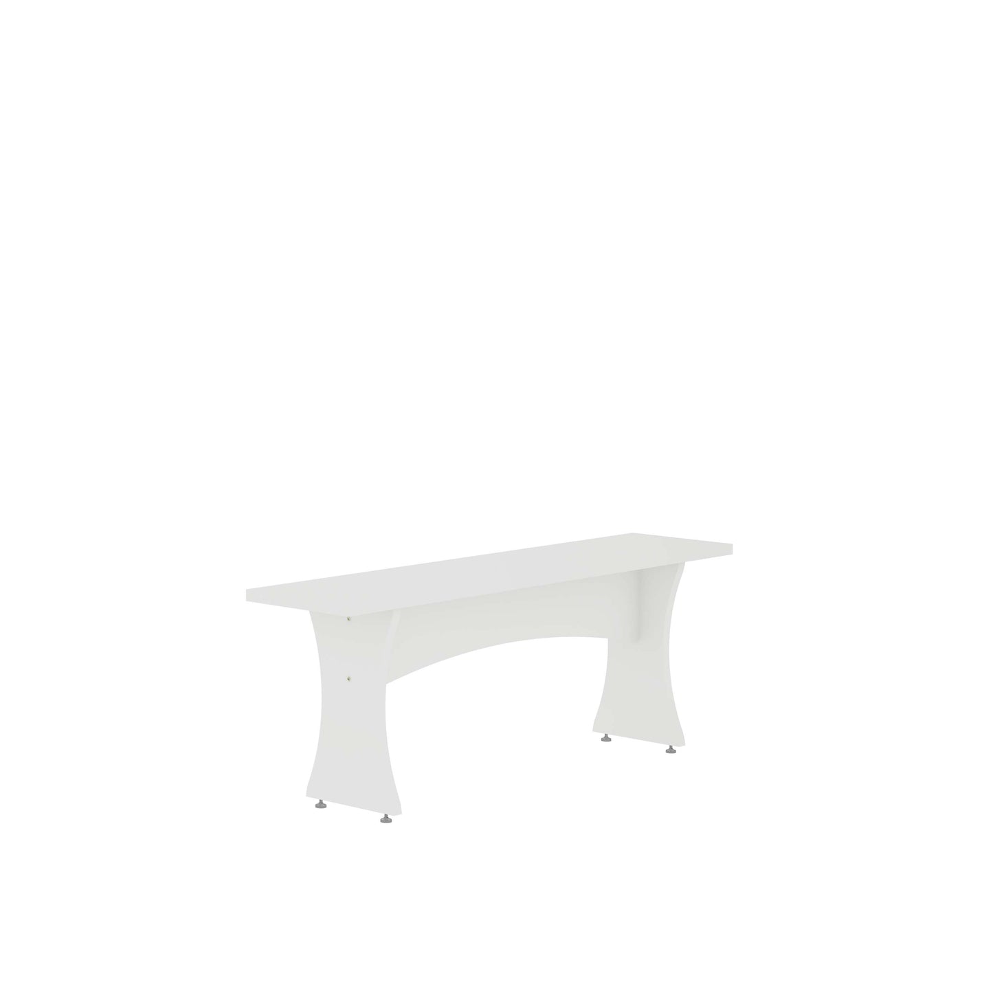 Coney Mid-Century Modern 3-Piece Dining Set in White 186GMC1
