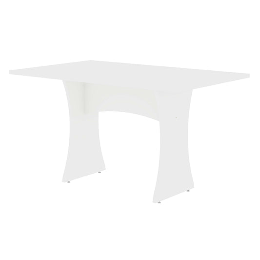 Coney Mid-Century Modern 53" Dining Table in White 187GMC1
