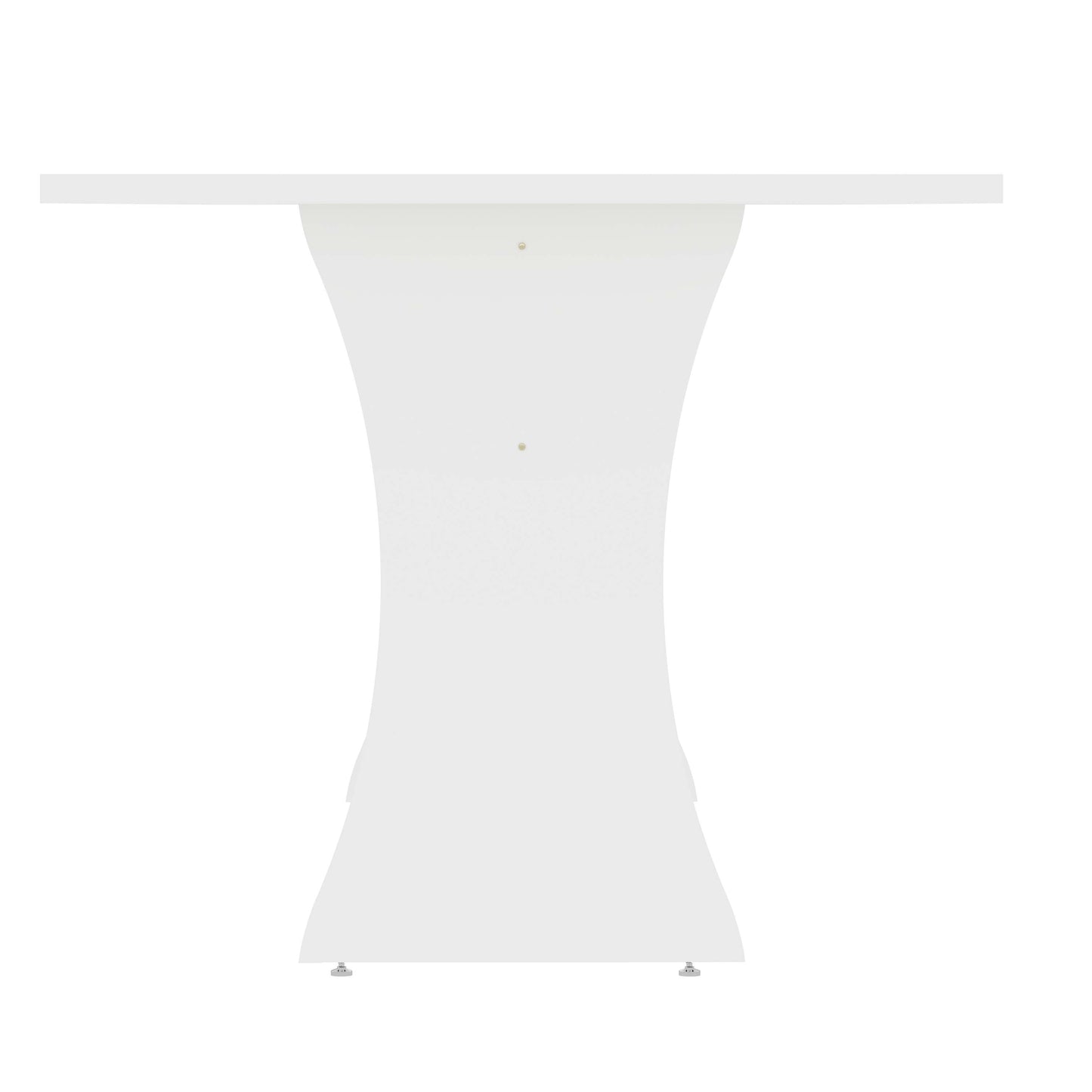 Coney Mid-Century Modern 53" Dining Table in White 187GMC1