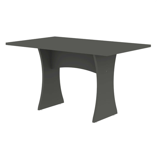 Manhattan Comfort Coney 53.14" Mid-Century Modern Dining Table in Grey 187GMC9