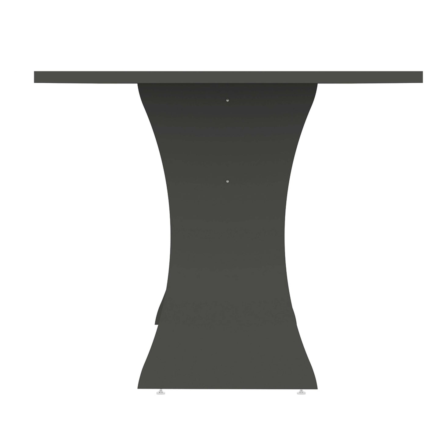 Manhattan Comfort Coney 53.14" Mid-Century Modern Dining Table in Grey 187GMC9