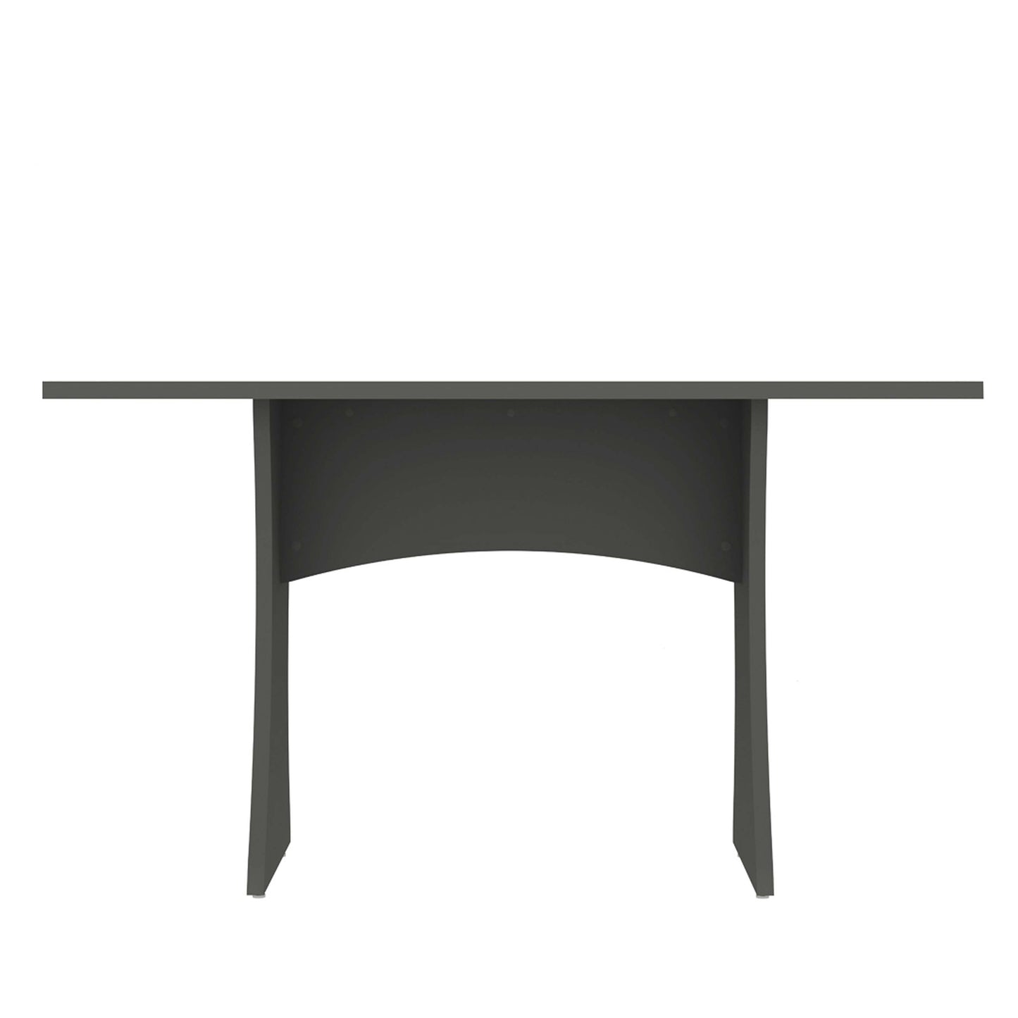 Manhattan Comfort Coney 53.14" Mid-Century Modern Dining Table in Grey 187GMC9