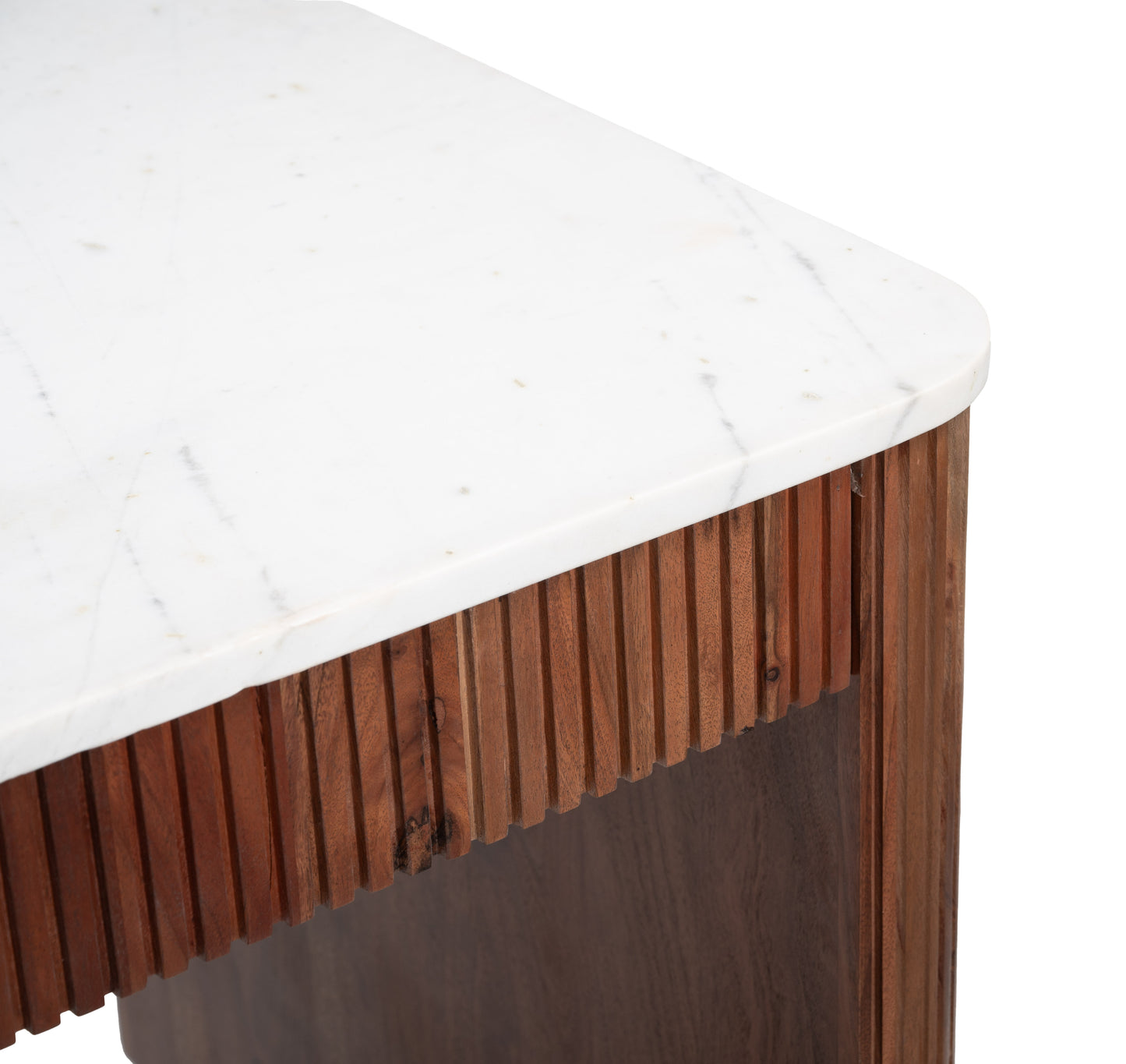 Obeah Desk White & Walnut - 6