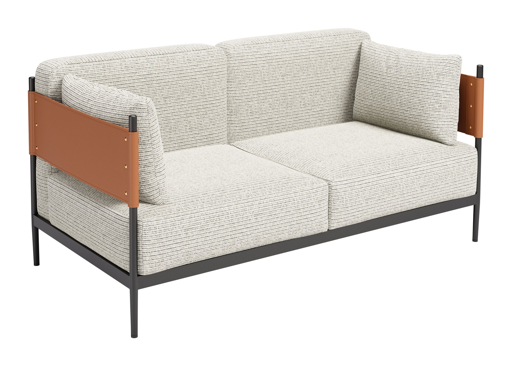 Stirbe Loveseat Gray - 6