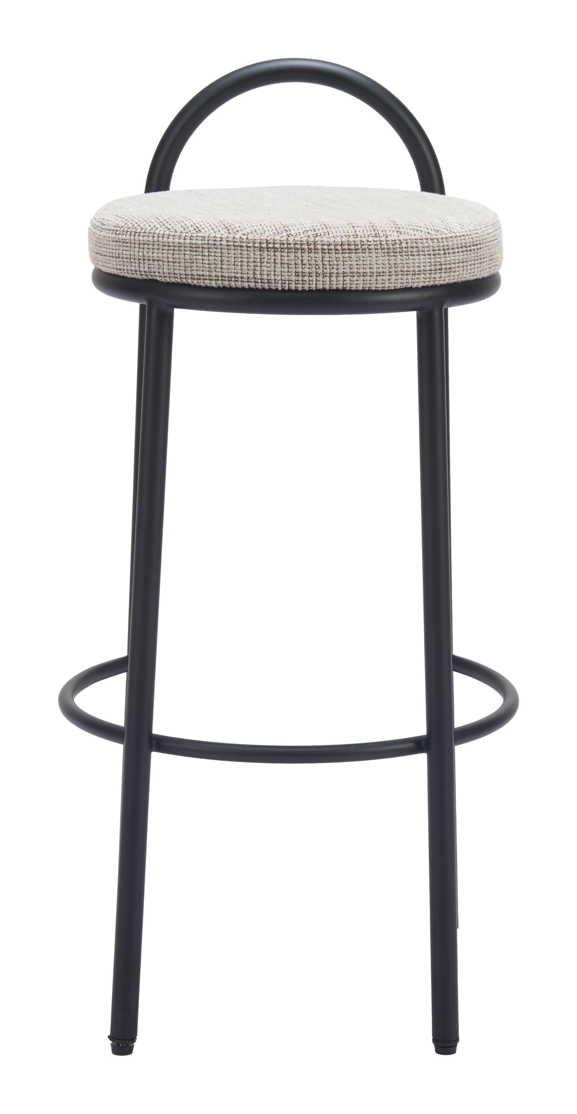 Sisal Barstool (Set of 2) Beige Tweed - 3