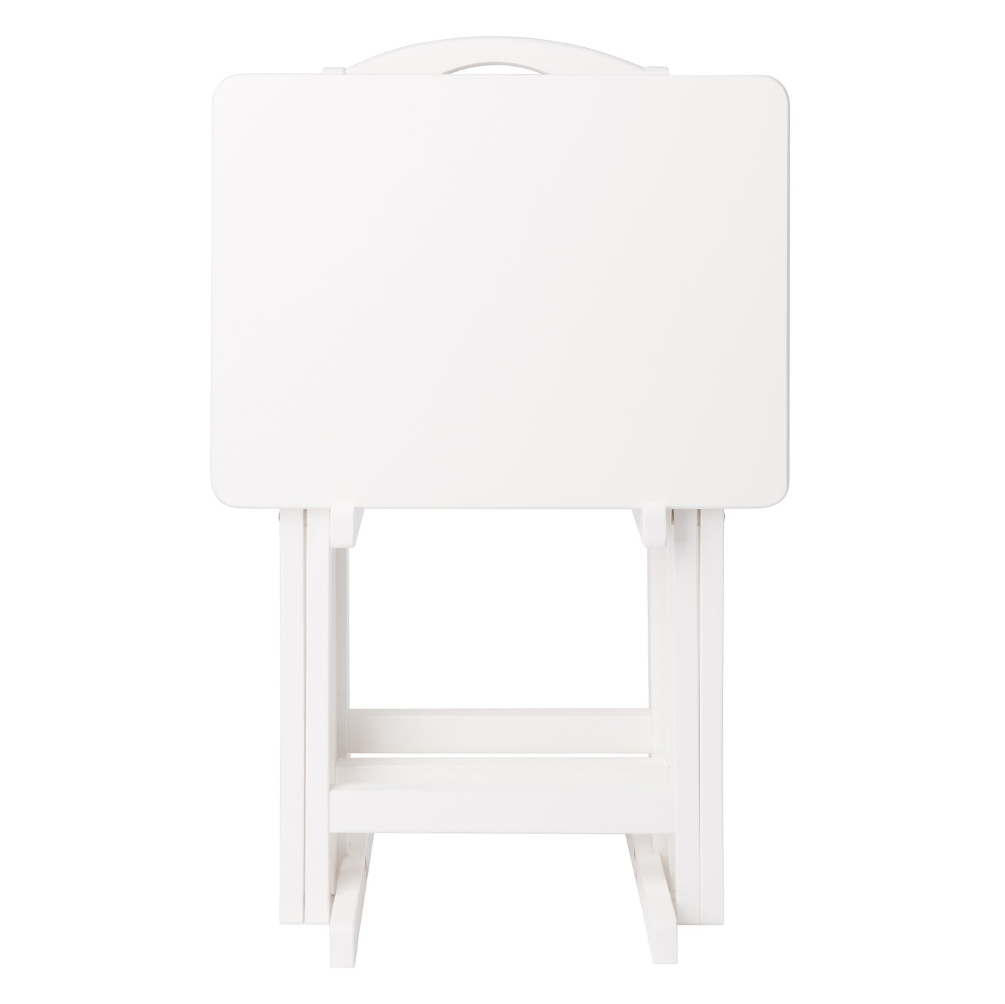 Alex 5-Pc Snack Table Set, White