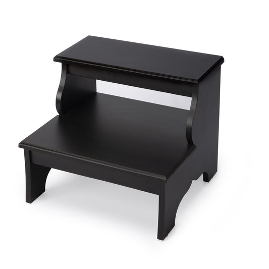 Butler Specialty Company Melrose 18 in. W x 15 in. H Rectangular Wood 2 Step Accent Stool, Dark Brown