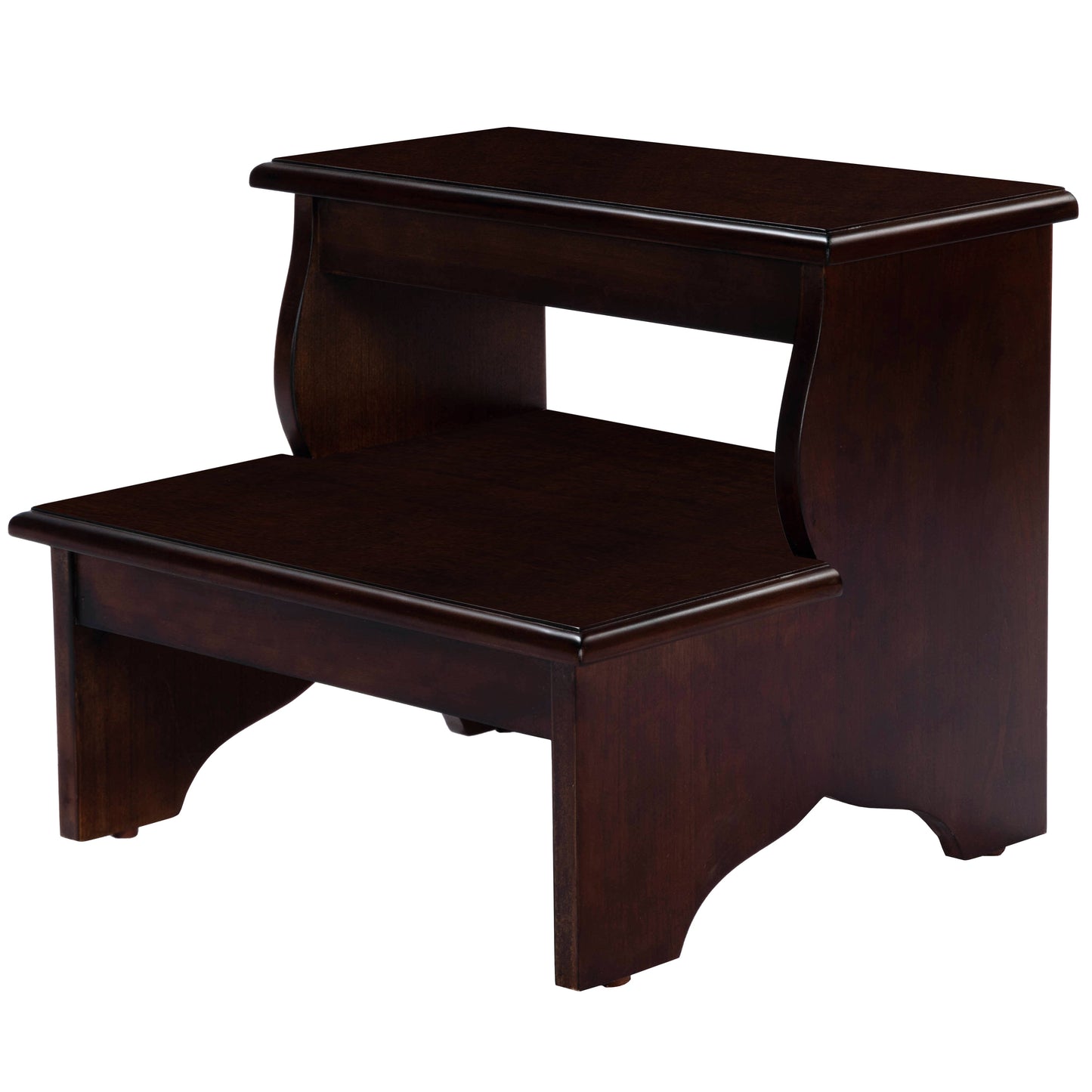 Butler Specialty Company Melrose 18 in. W x 15 in. H Rectangular Wood 2 Step Accent Stool, Dark Brown