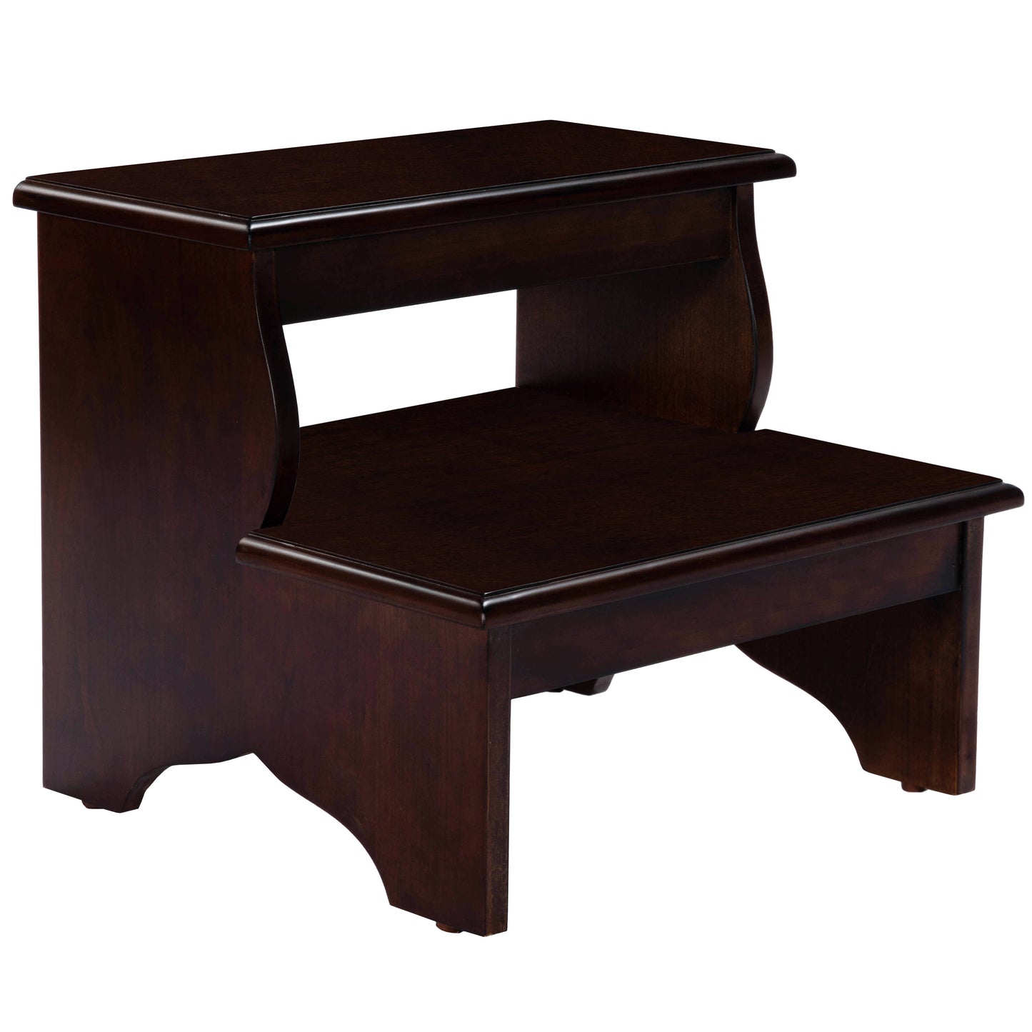 Butler Specialty Company Melrose 18 in. W x 15 in. H Rectangular Wood 2 Step Accent Stool, Dark Brown